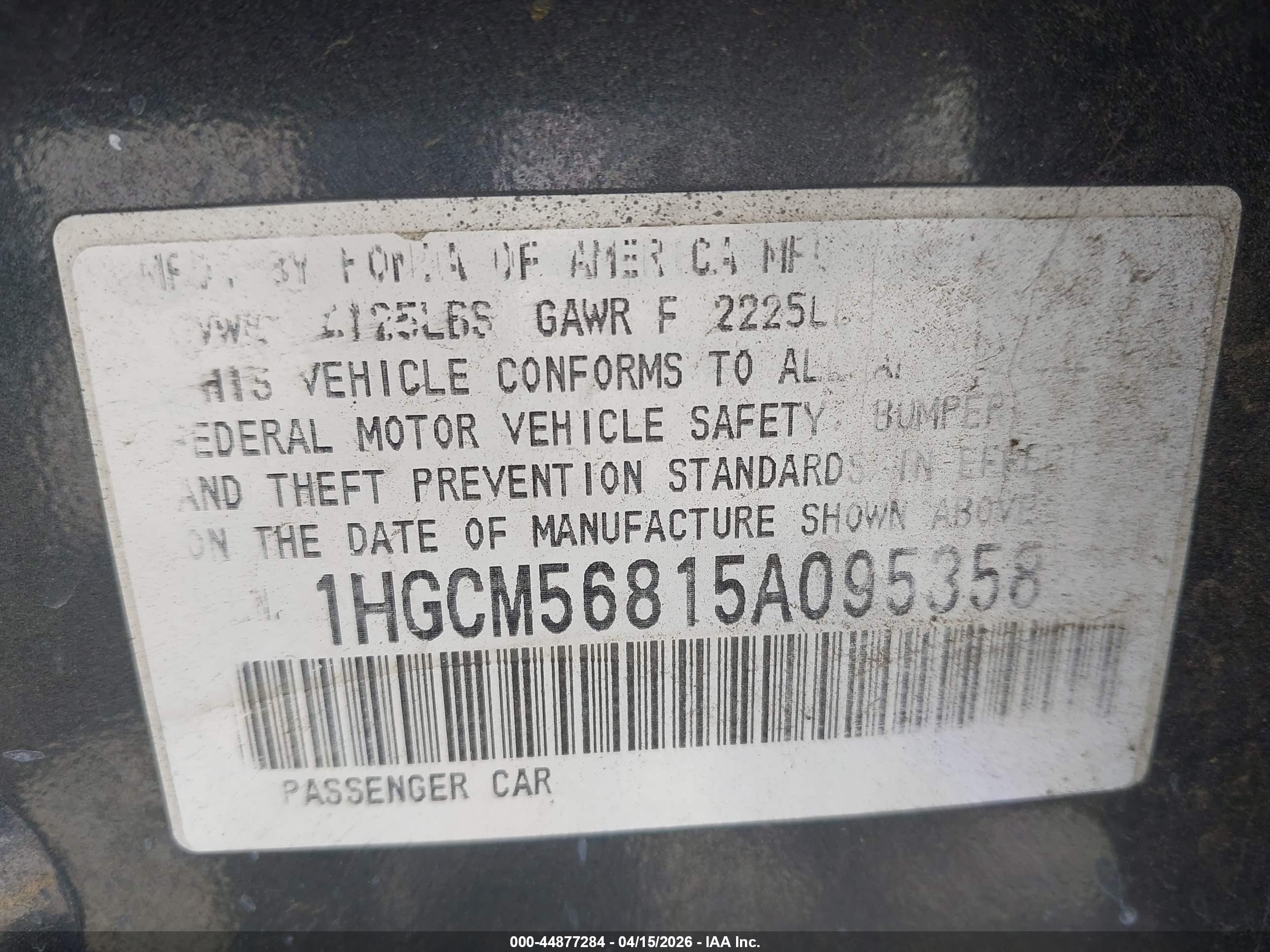 HONDA ACCORD image 9