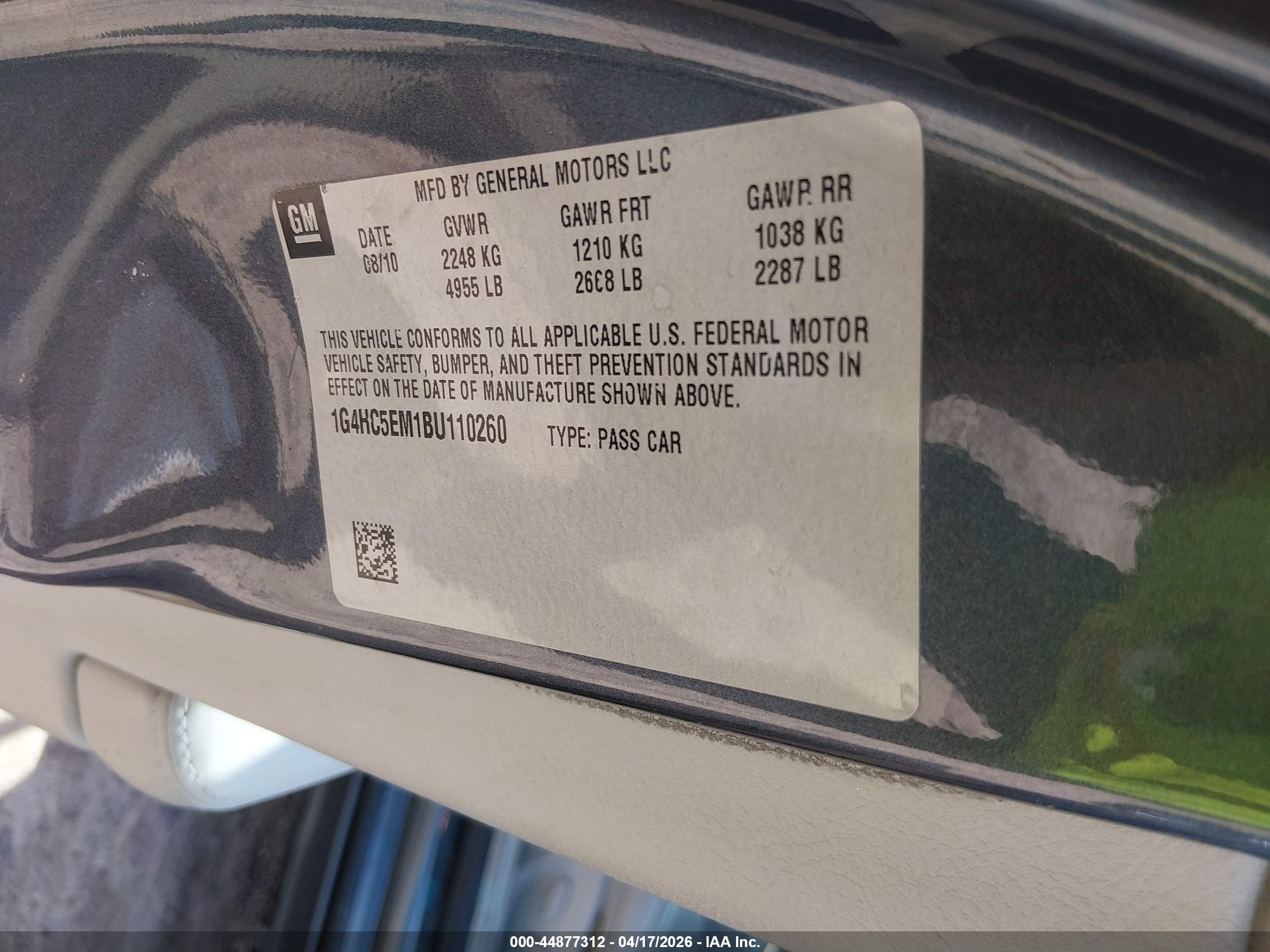 BUICK LUCERNE image 9