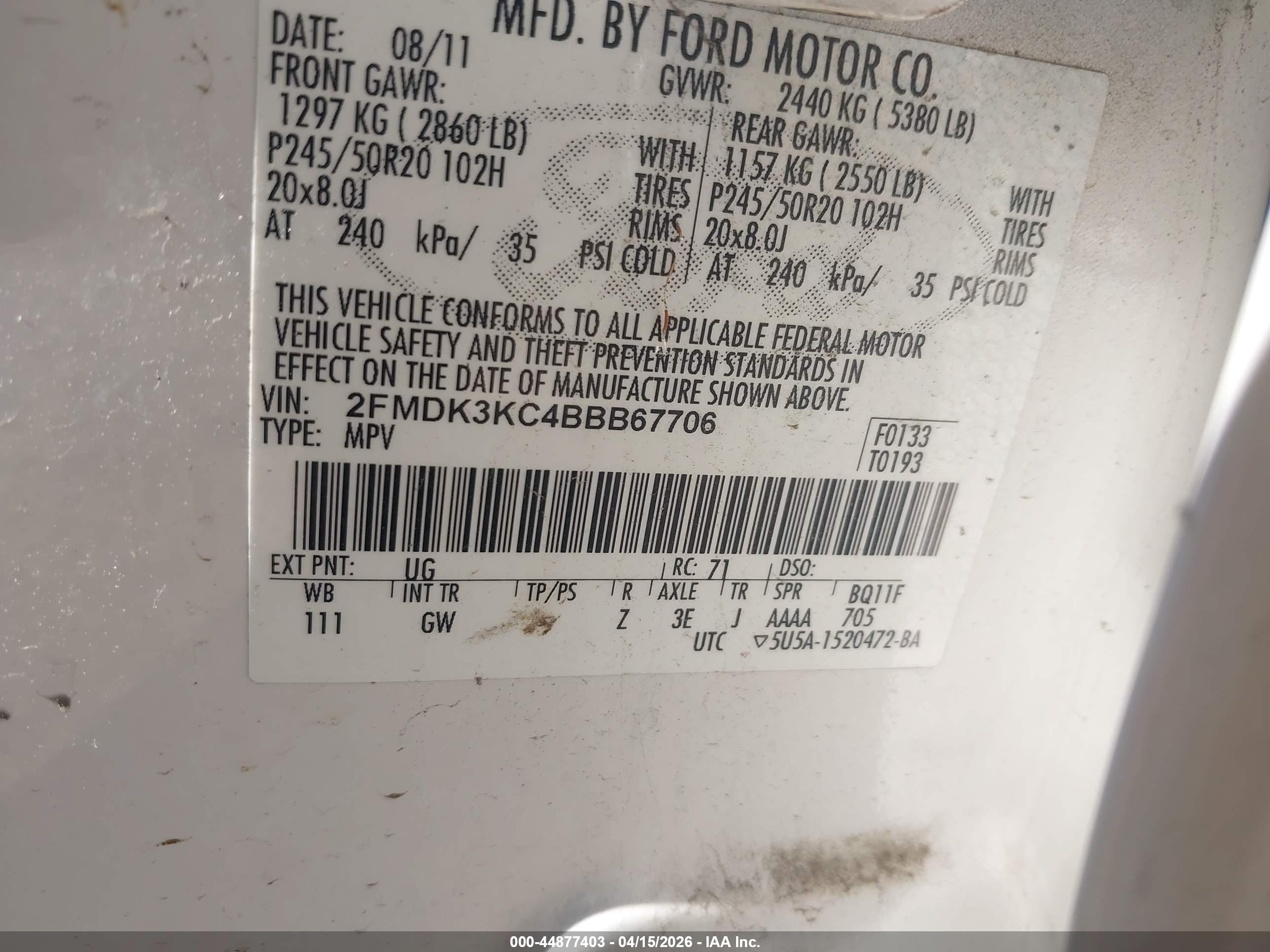 FORD EDGE image 9