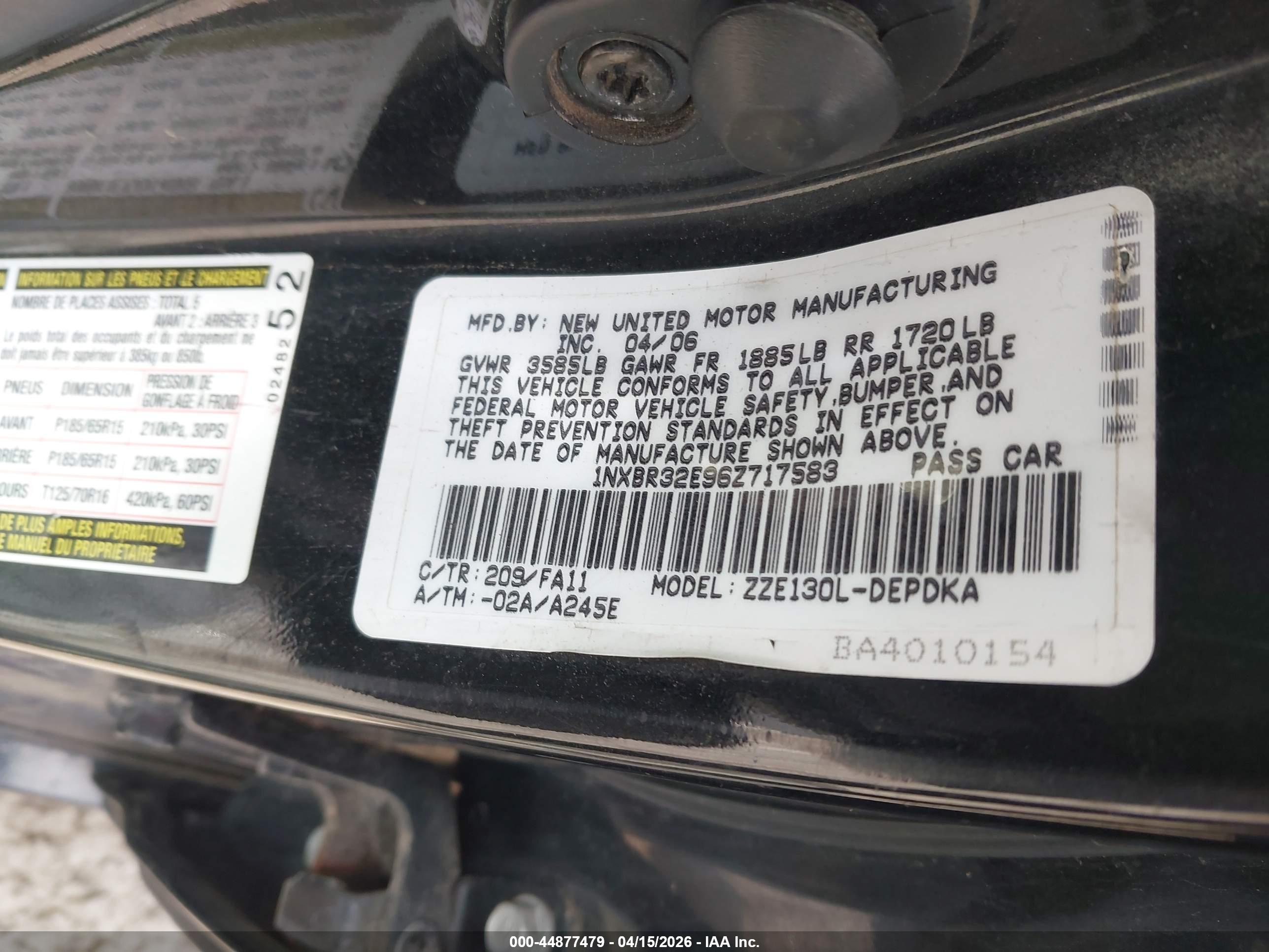 TOYOTA COROLLA image 9