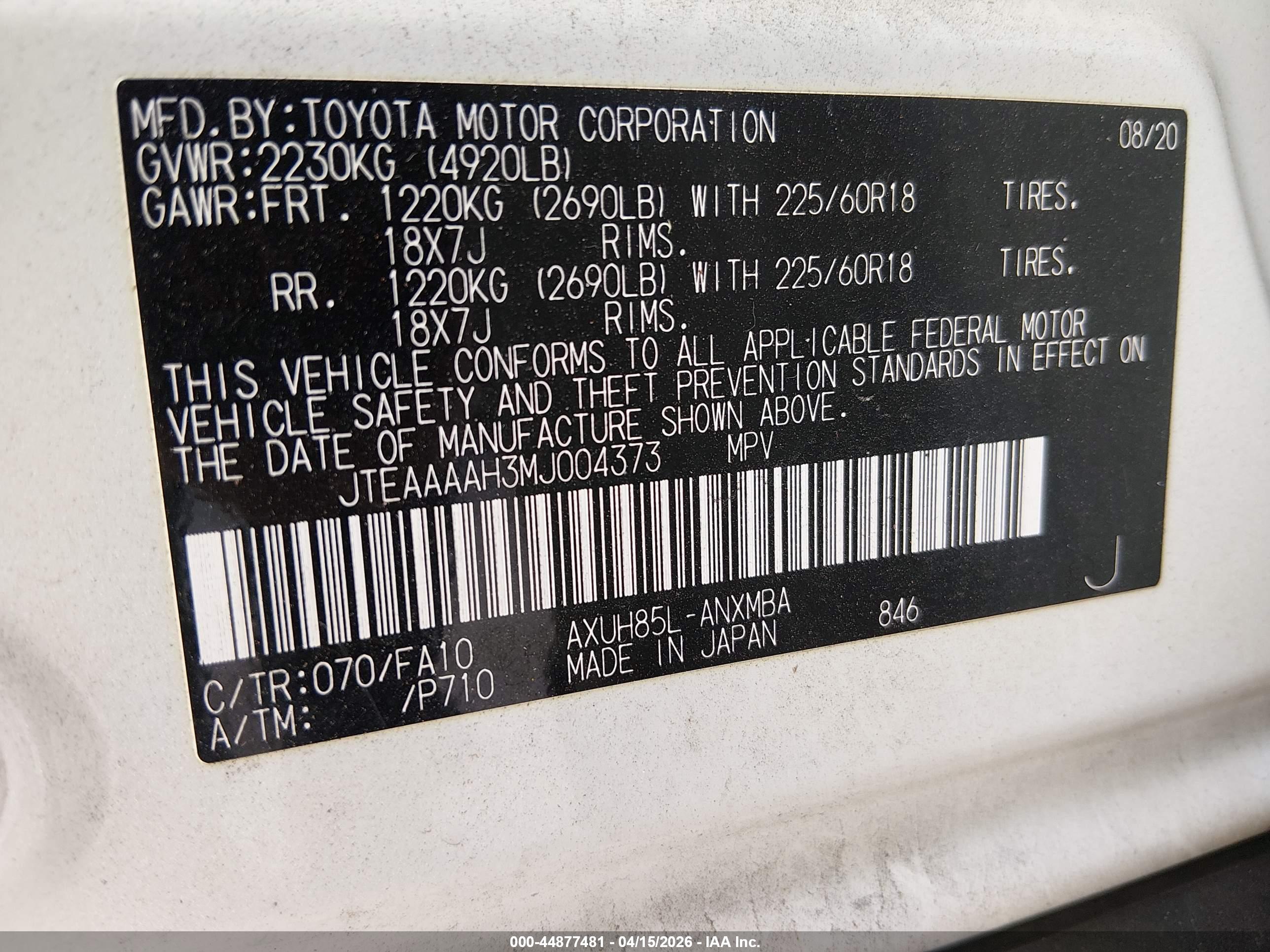 TOYOTA VENZA image 9