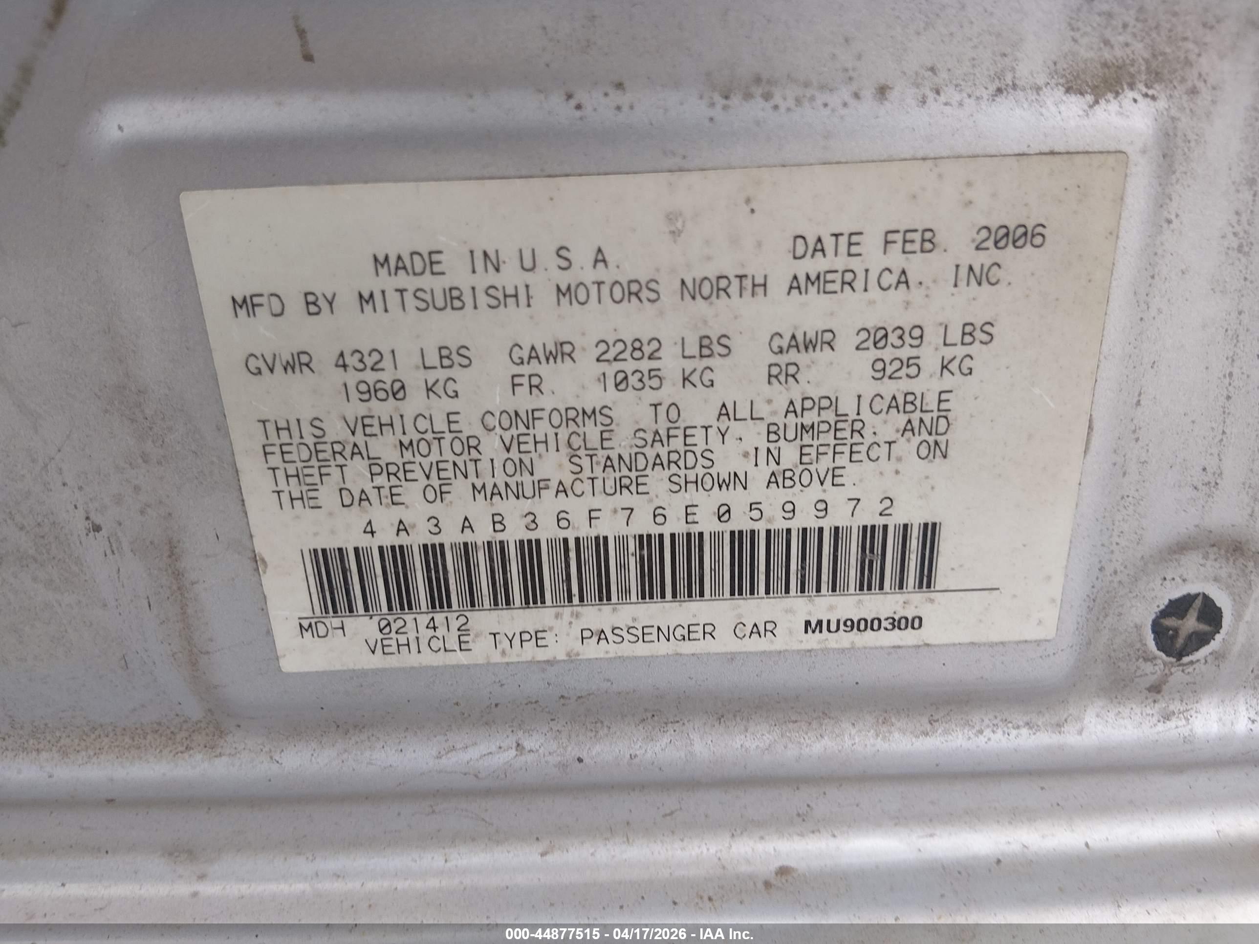 MITSUBISHI GALANT image 9
