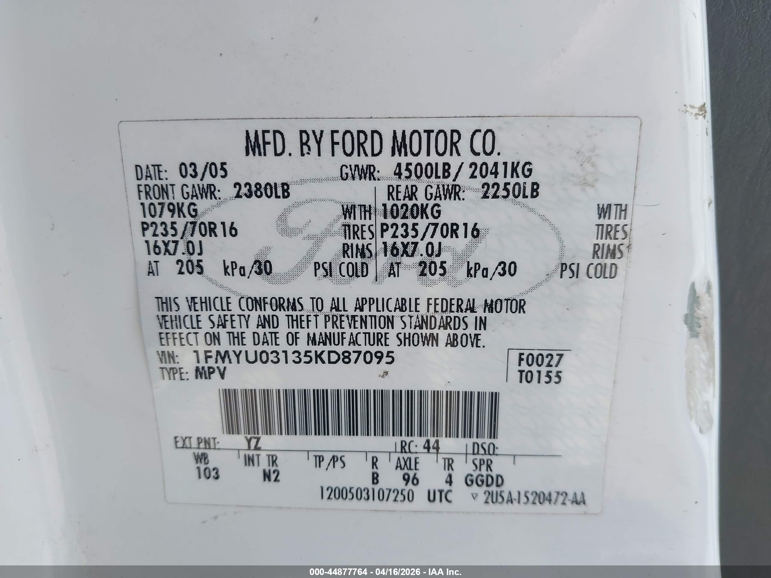 FORD ESCAPE image 9