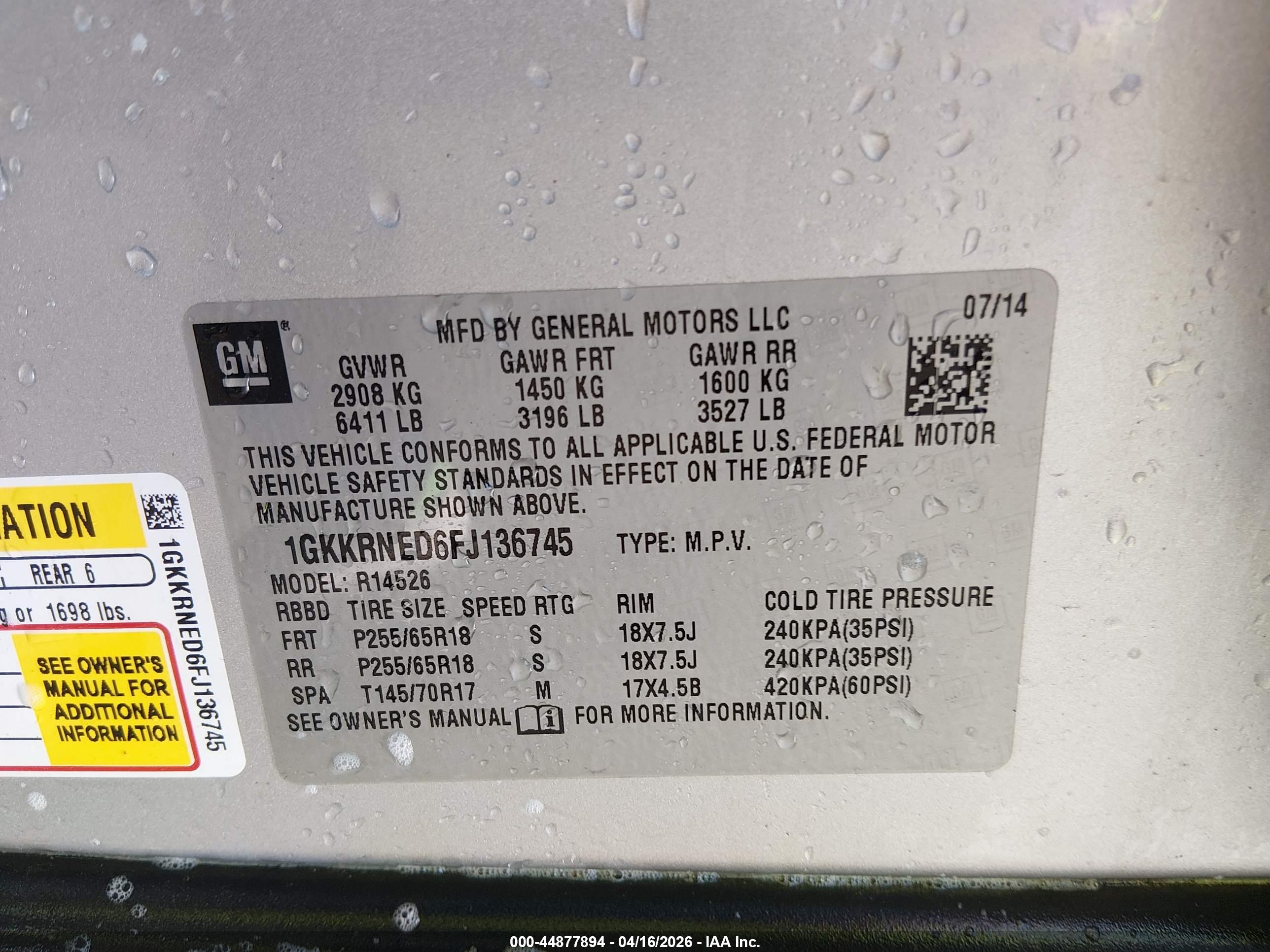 GMC ACADIA image 9