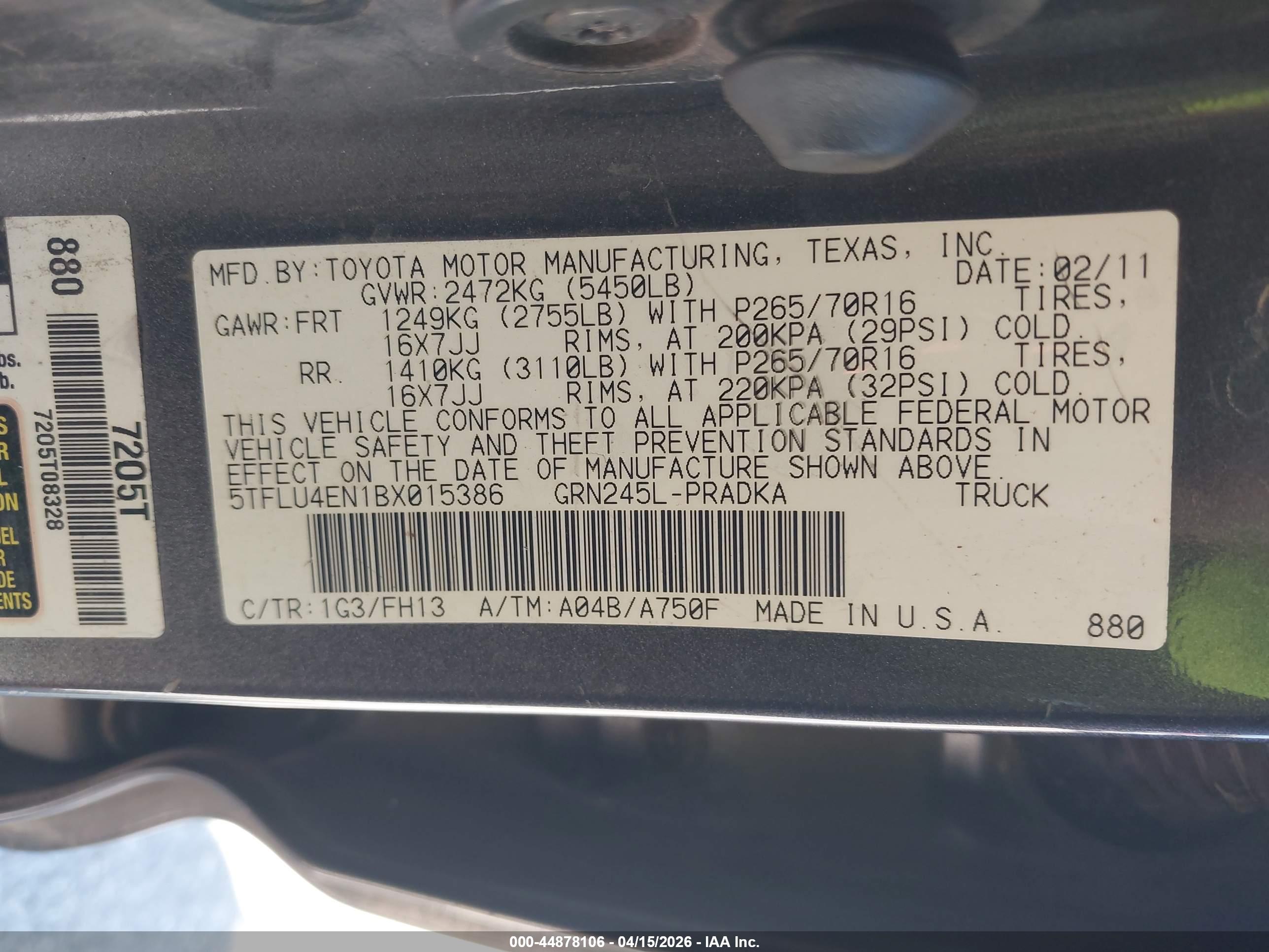 TOYOTA TACOMA image 9