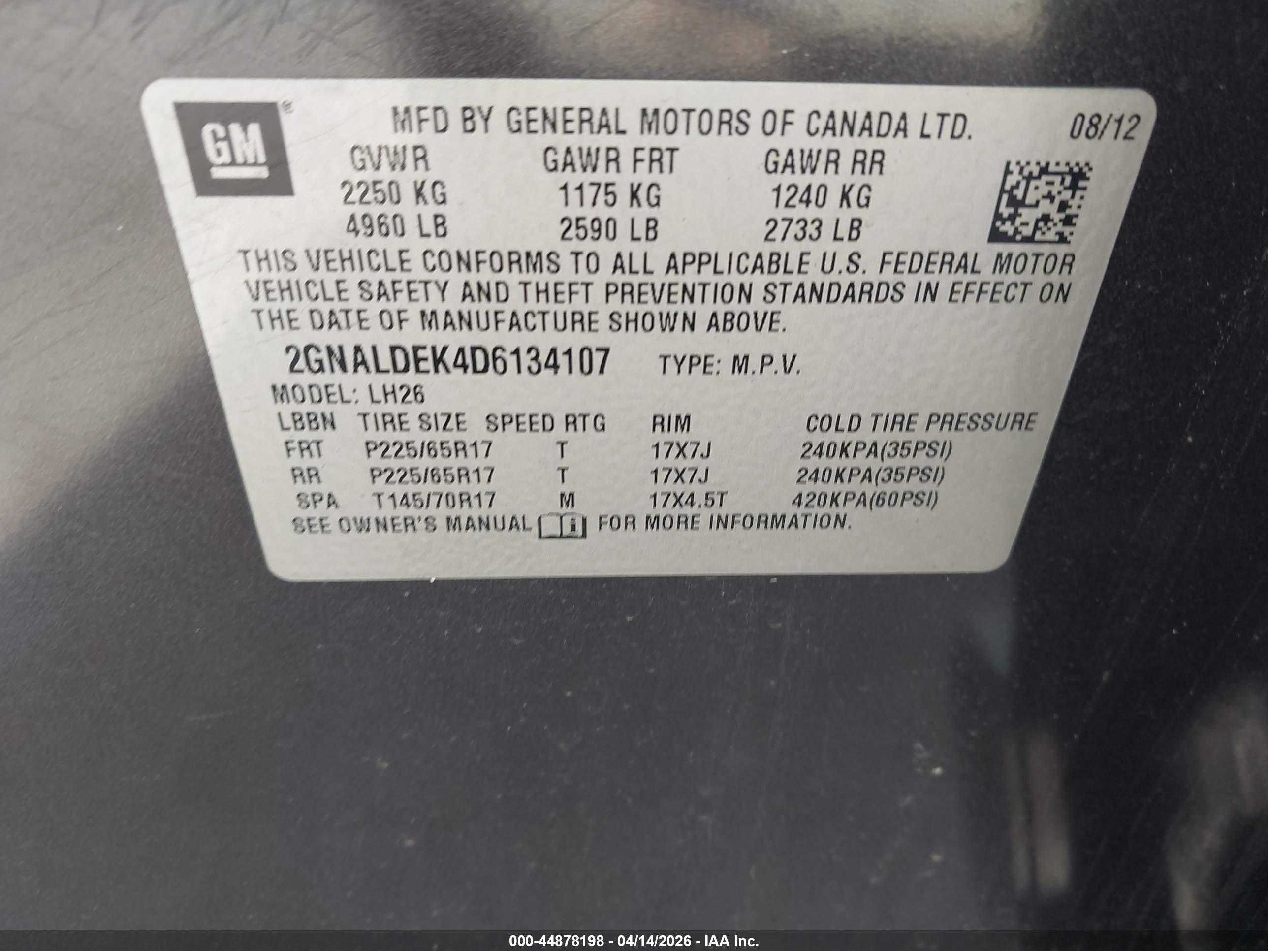 CHEVROLET EQUINOX image 9