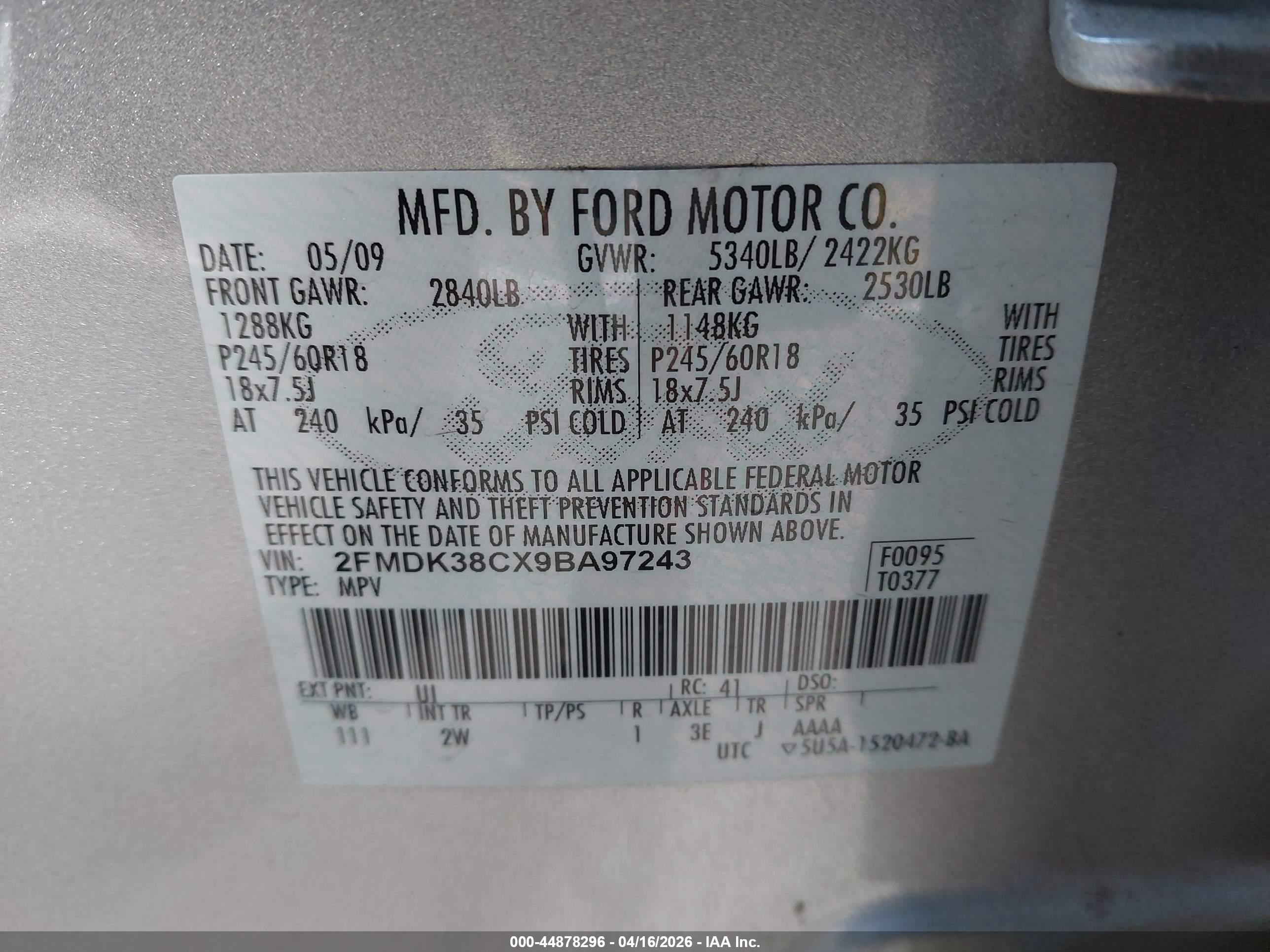 FORD EDGE image 9