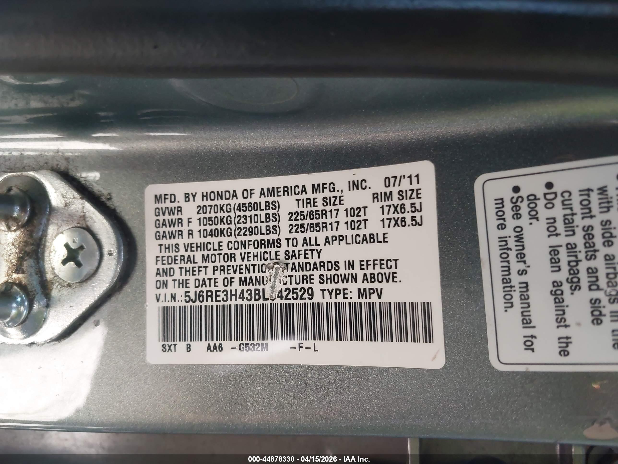 HONDA CR-V image 9