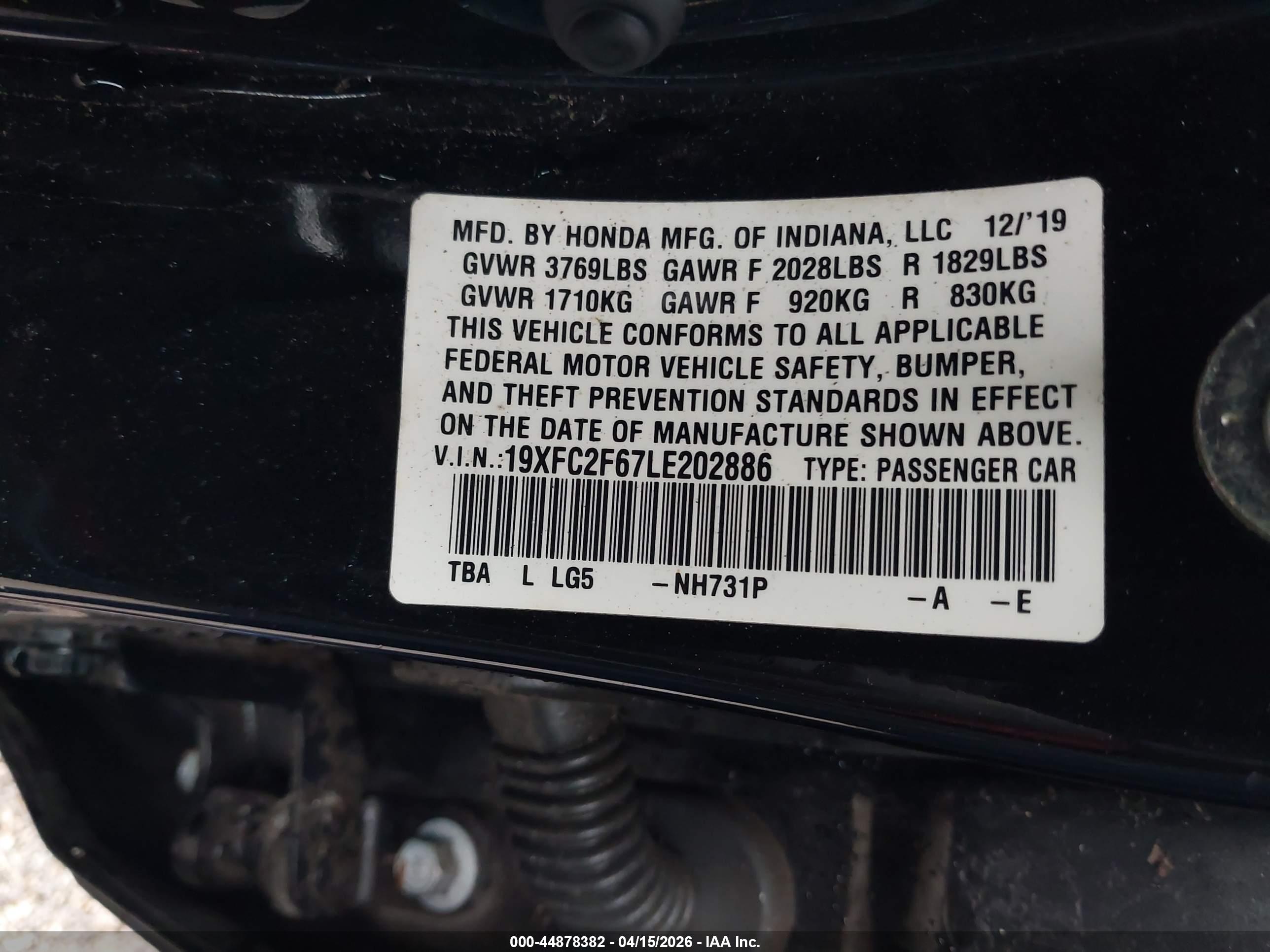 HONDA CIVIC image 9