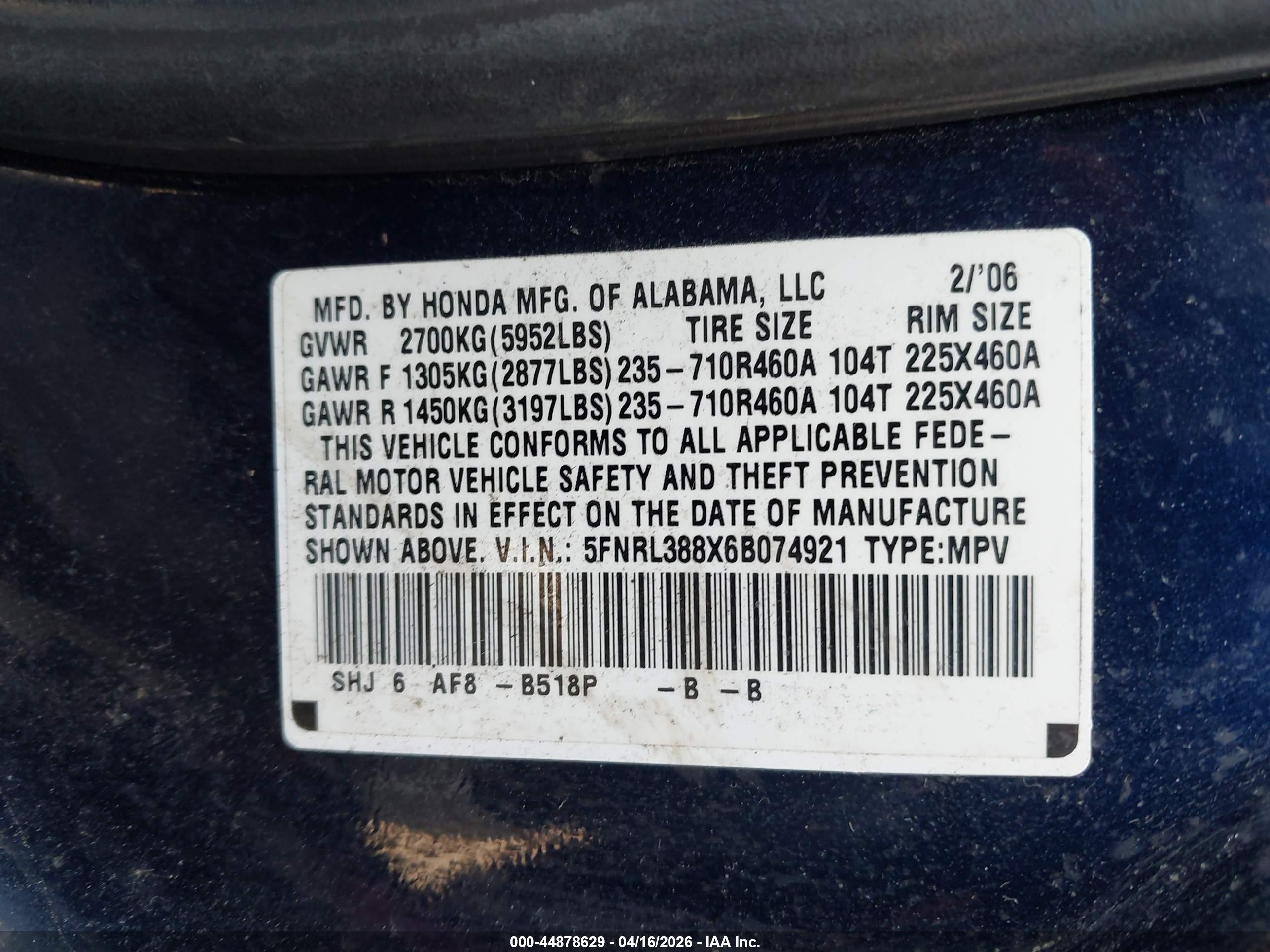 HONDA ODYSSEY image 9