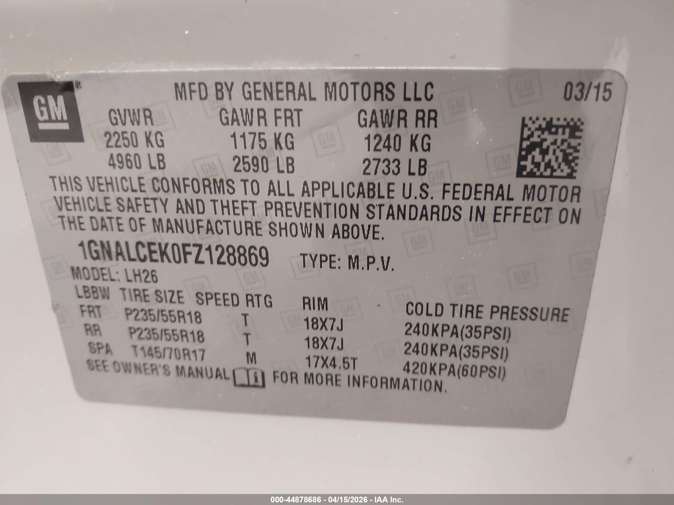 CHEVROLET EQUINOX image 9