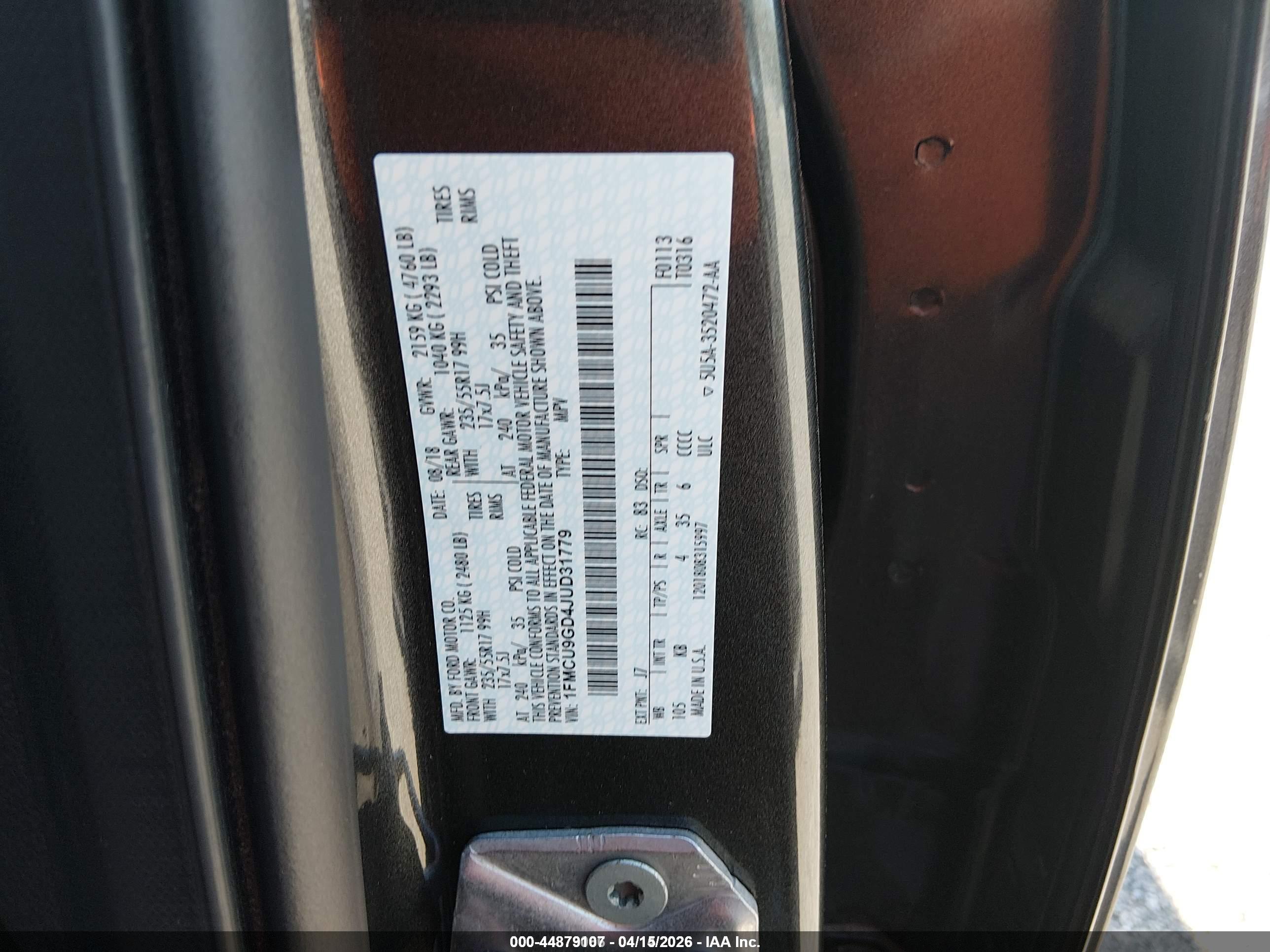 FORD ESCAPE image 9