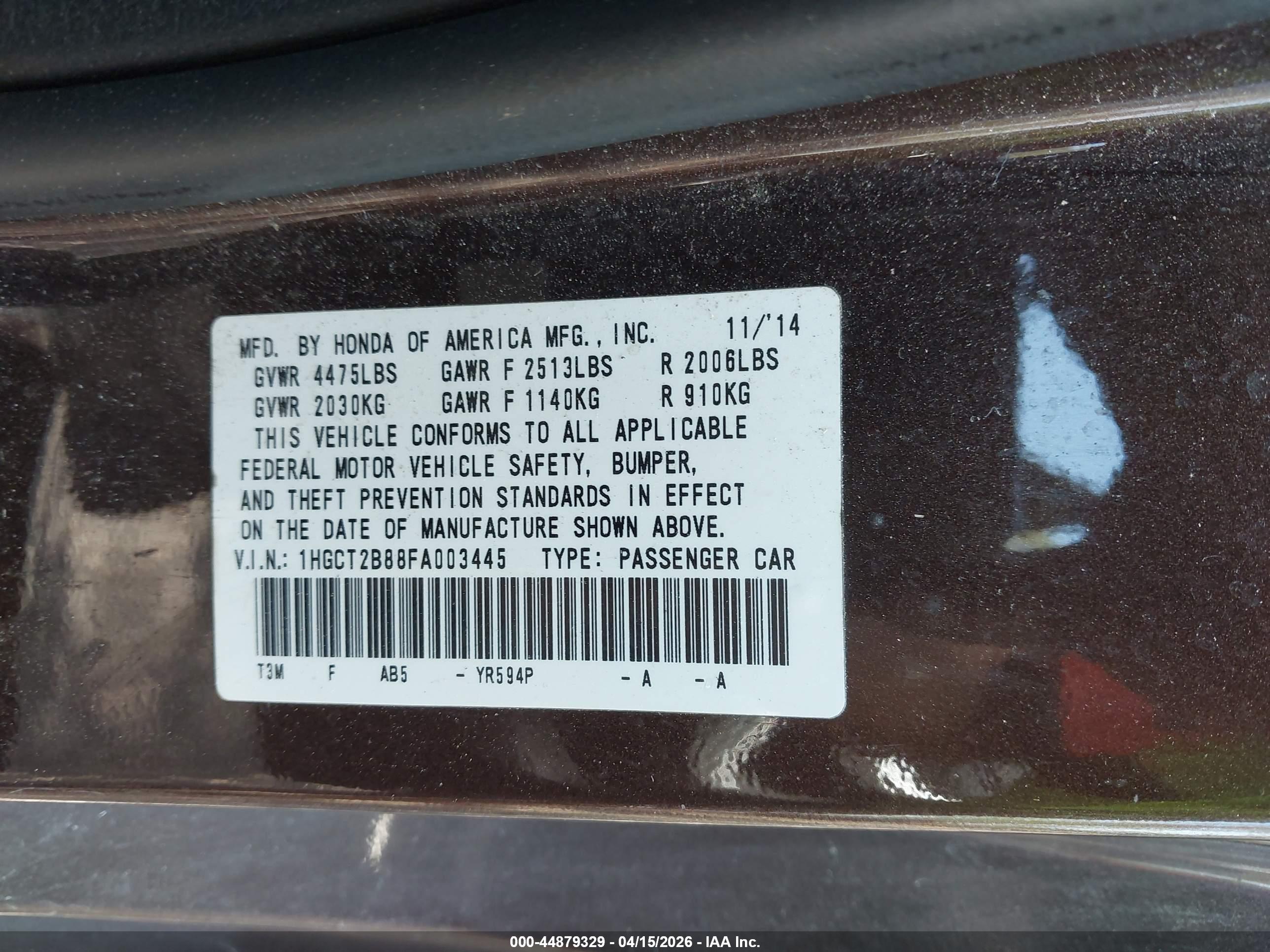 HONDA ACCORD image 9