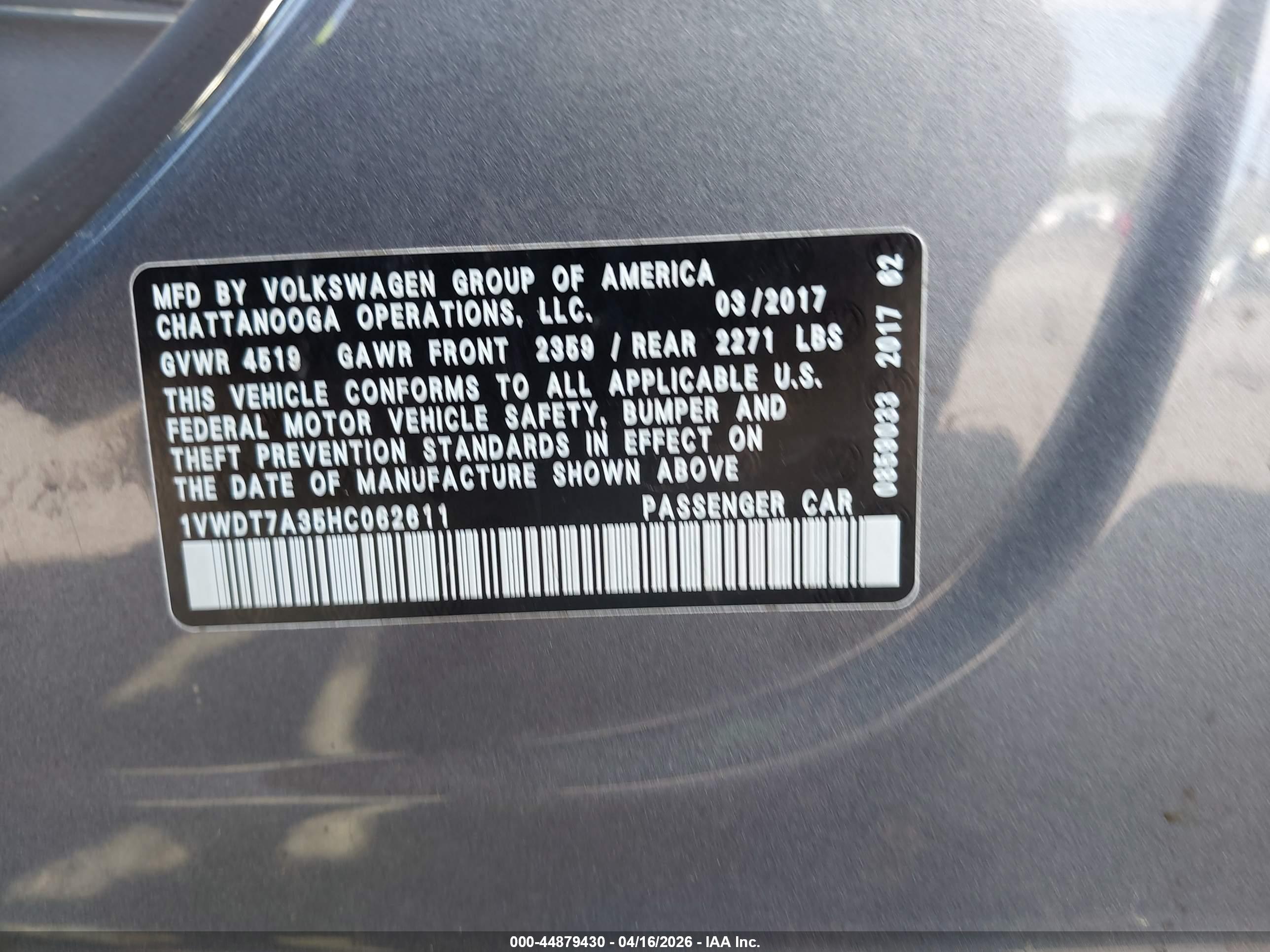 VOLKSWAGEN PASSAT image 9