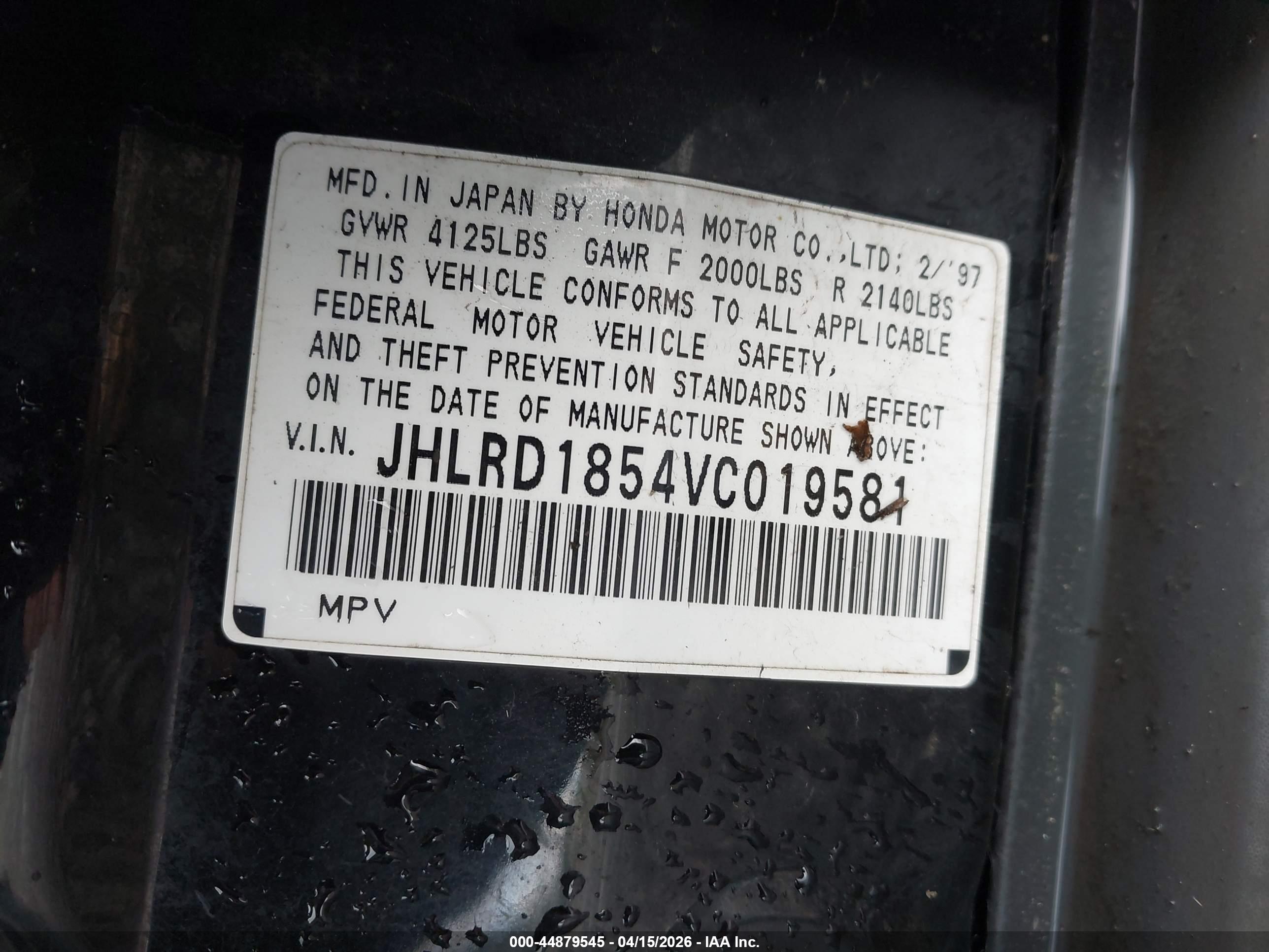 HONDA CR-V image 9