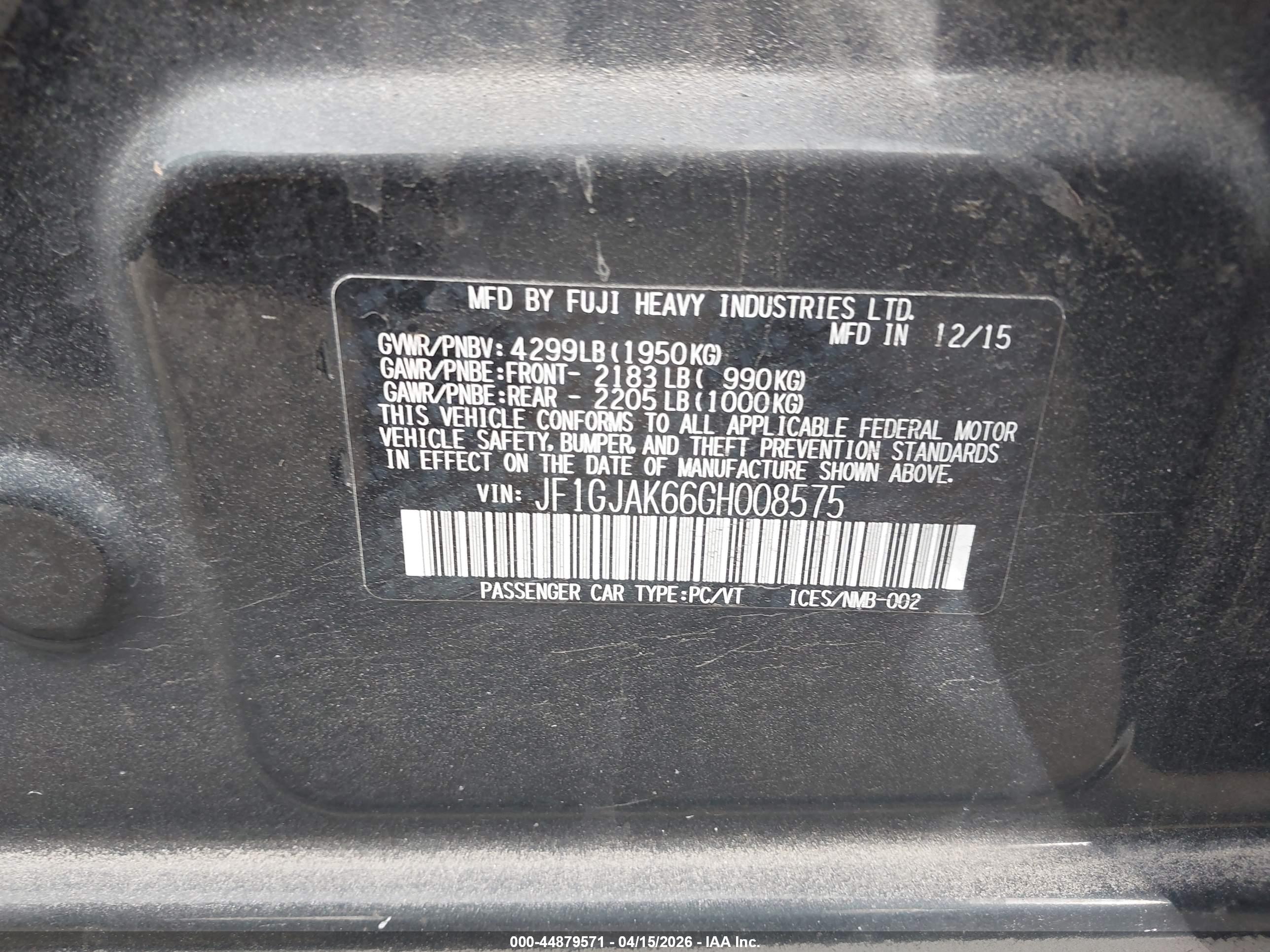 SUBARU IMPREZA image 9