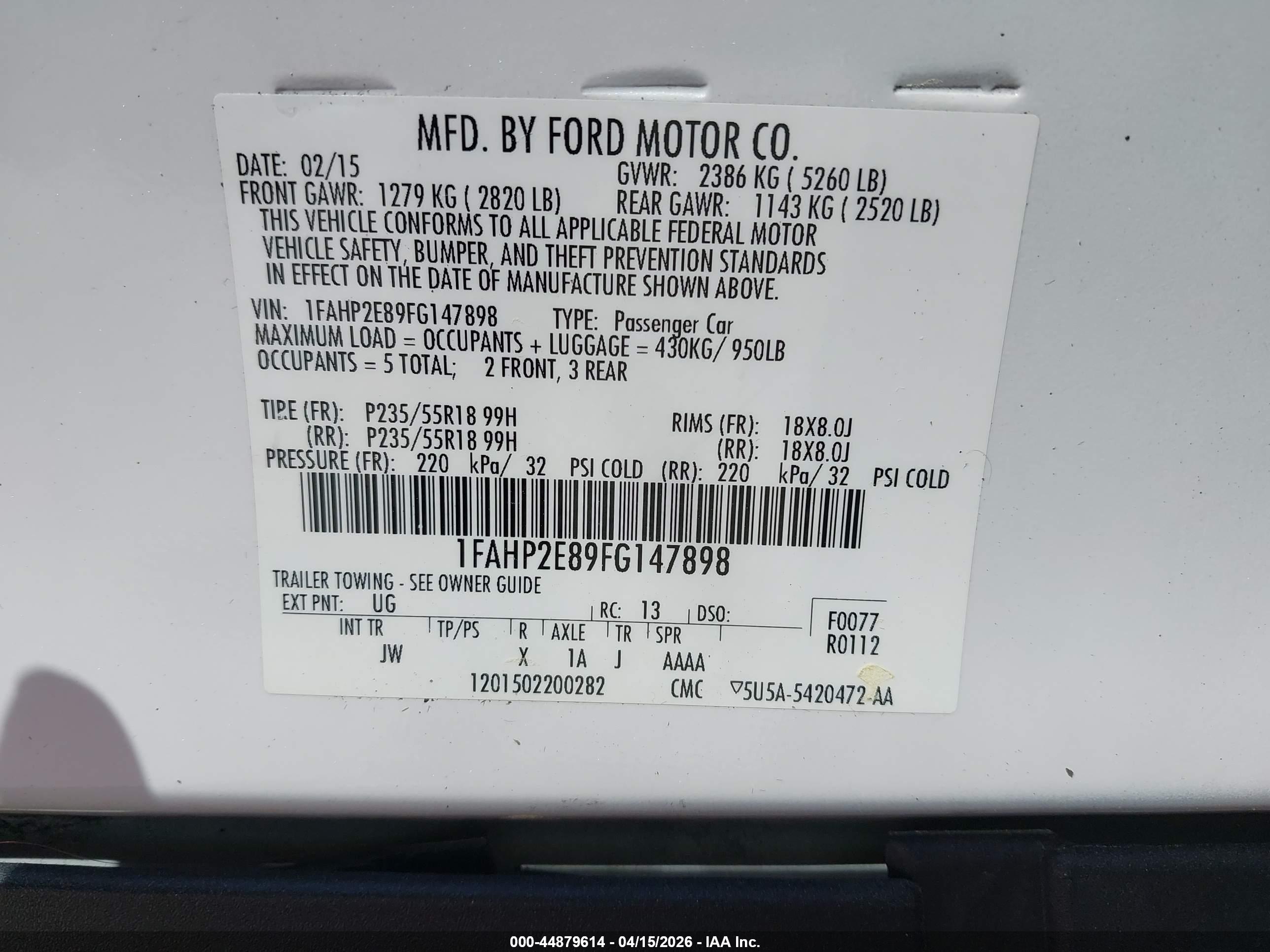 FORD TAURUS image 9