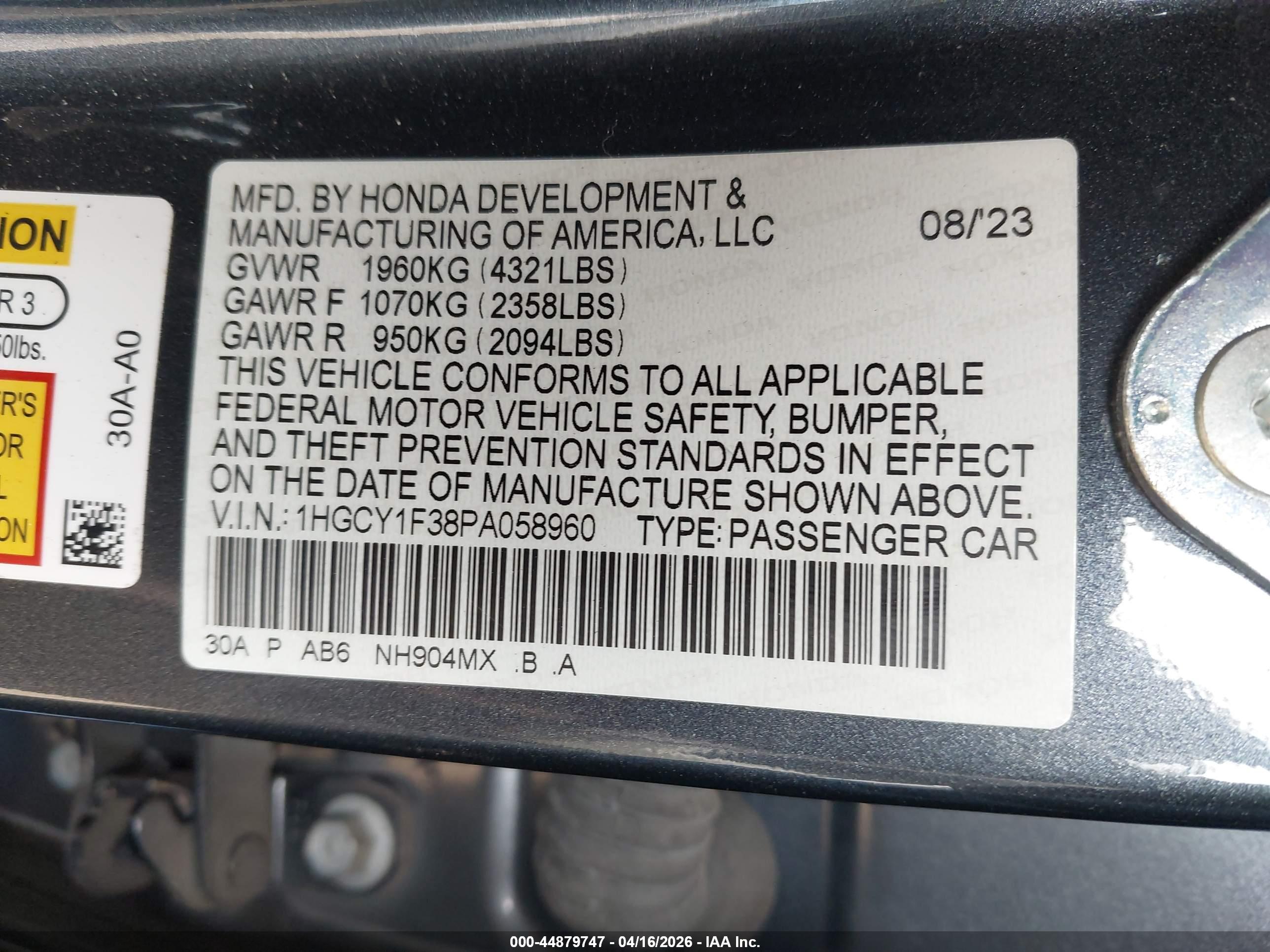 HONDA ACCORD image 9