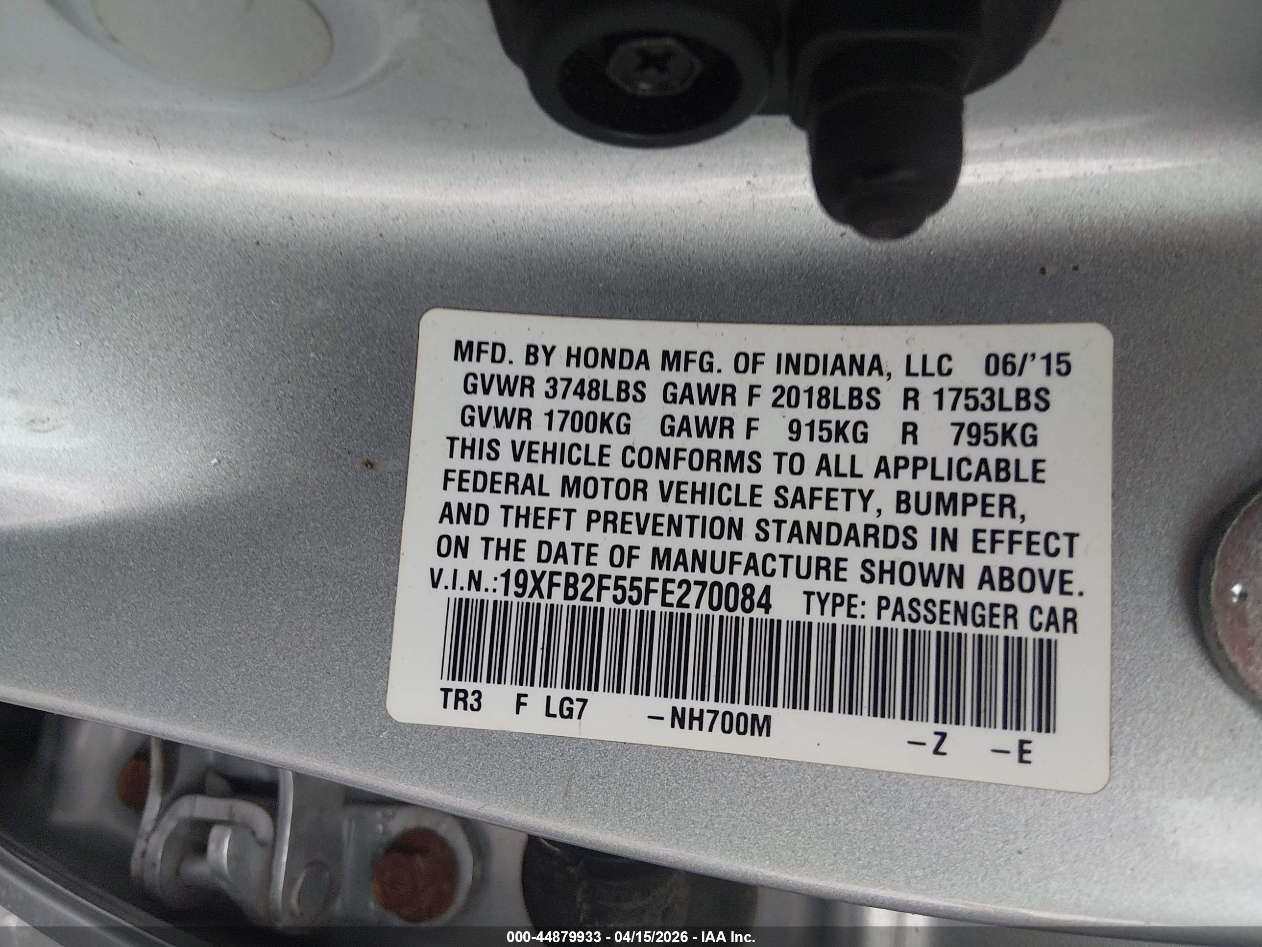 HONDA CIVIC image 9