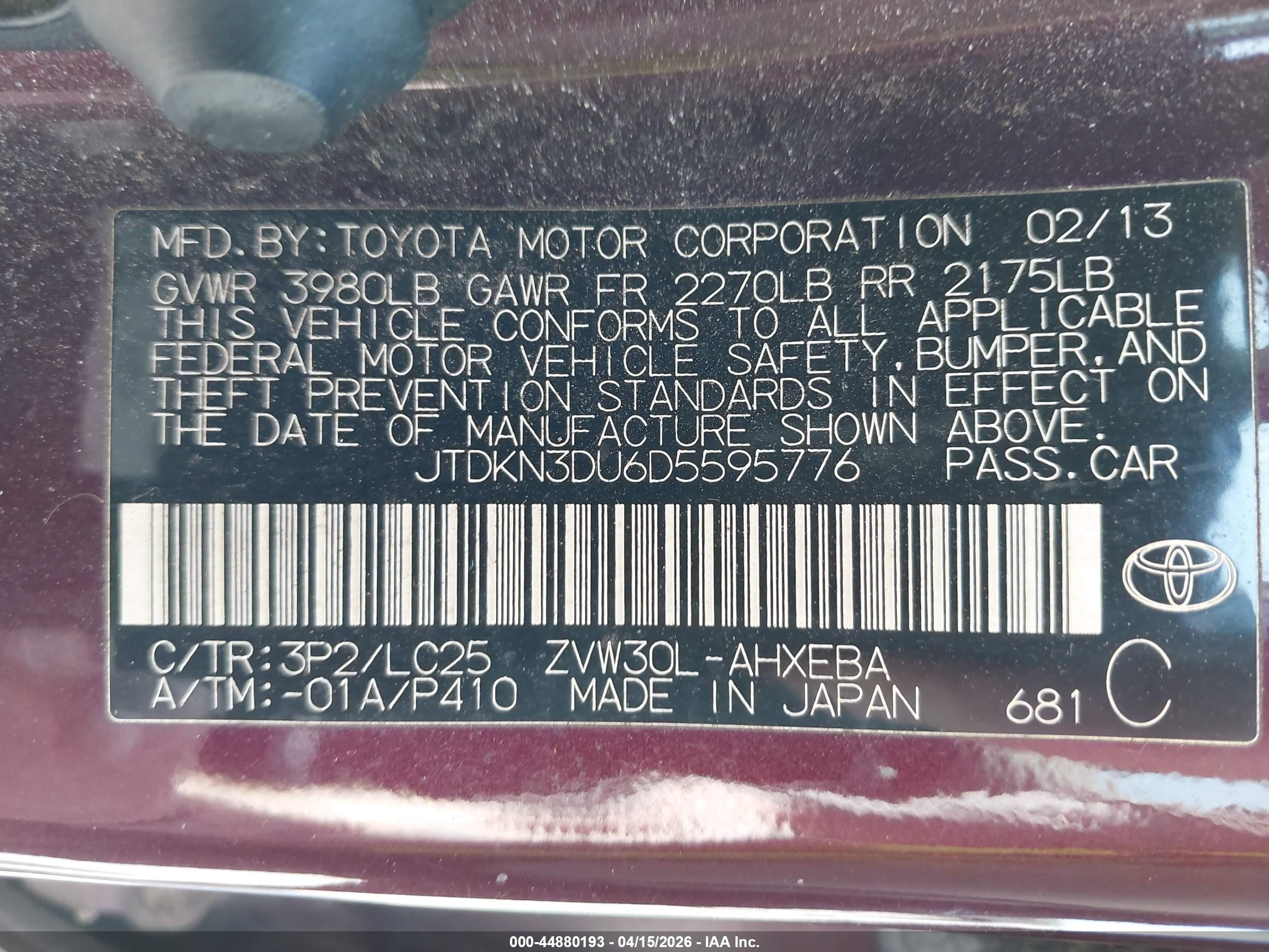 TOYOTA PRIUS image 9