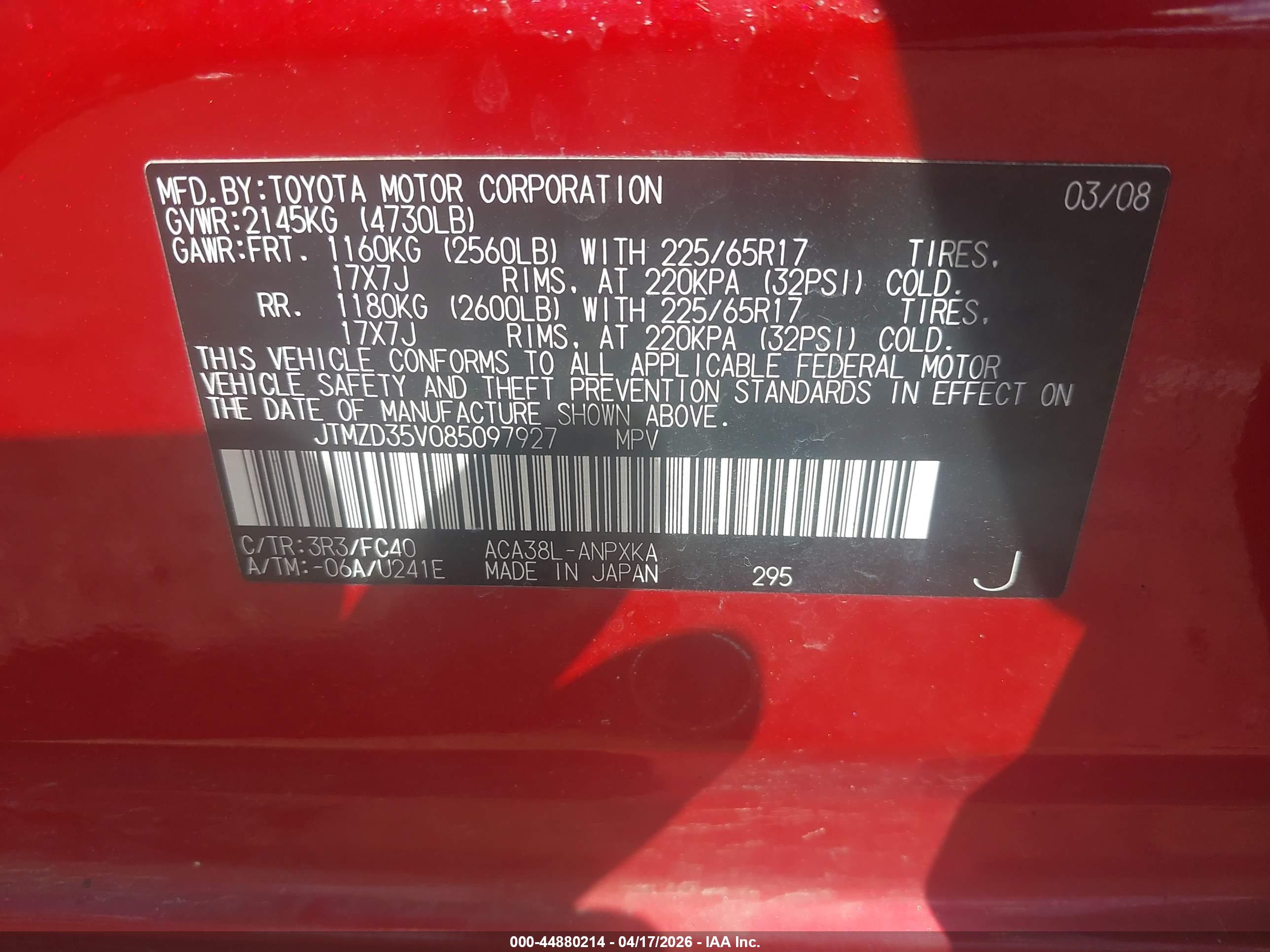 TOYOTA RAV4 image 9