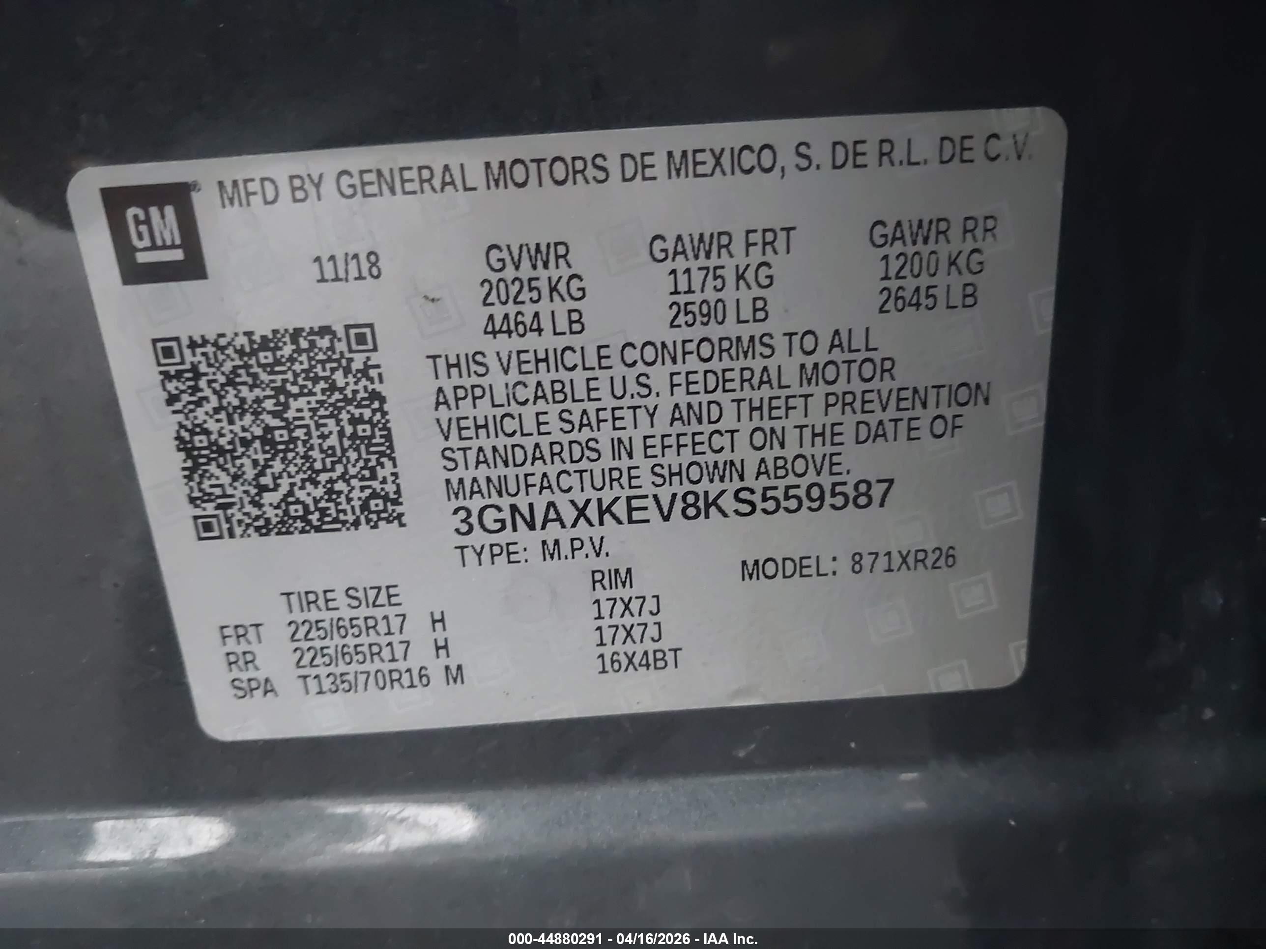 CHEVROLET EQUINOX image 9