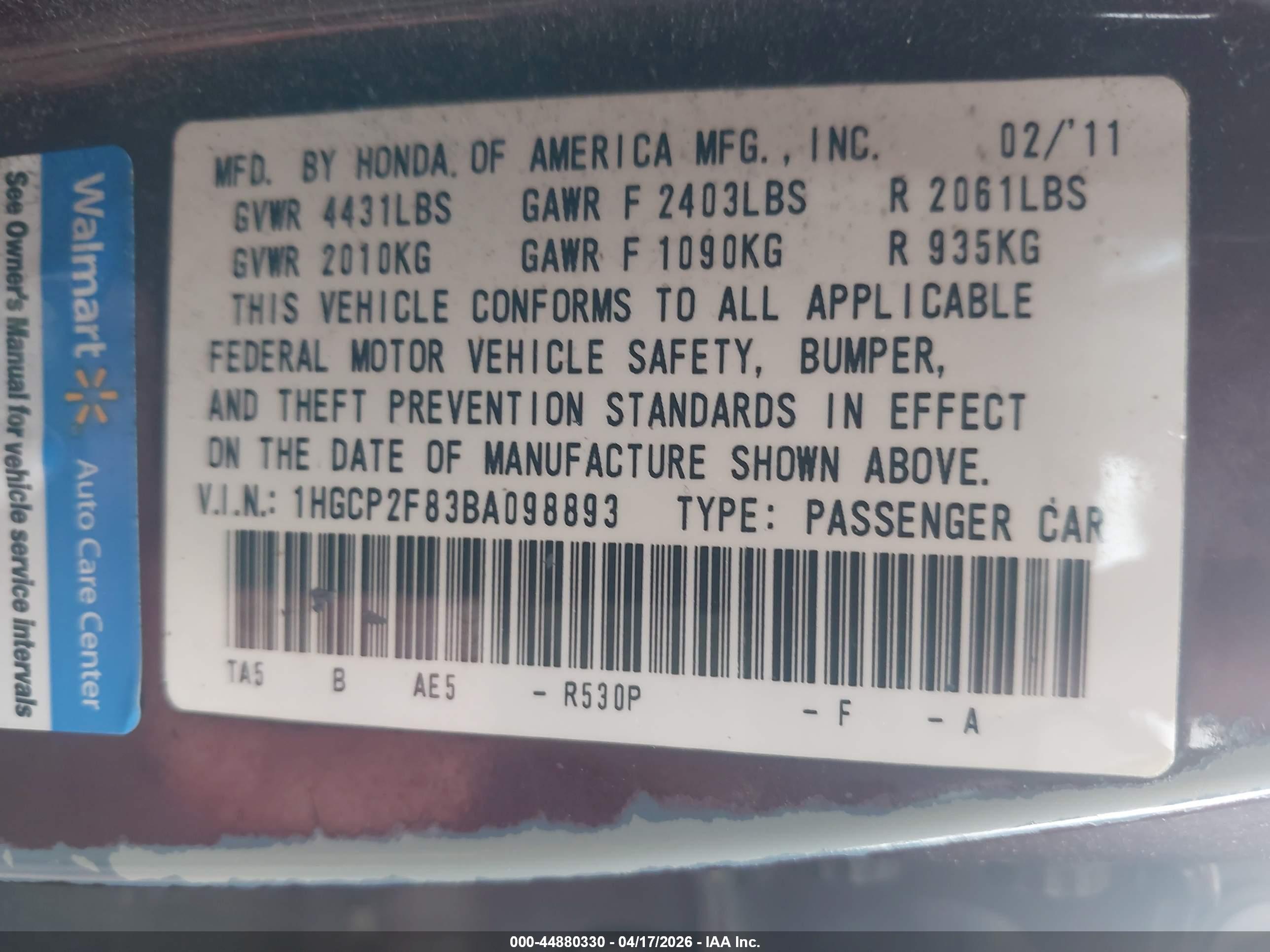 HONDA ACCORD image 9