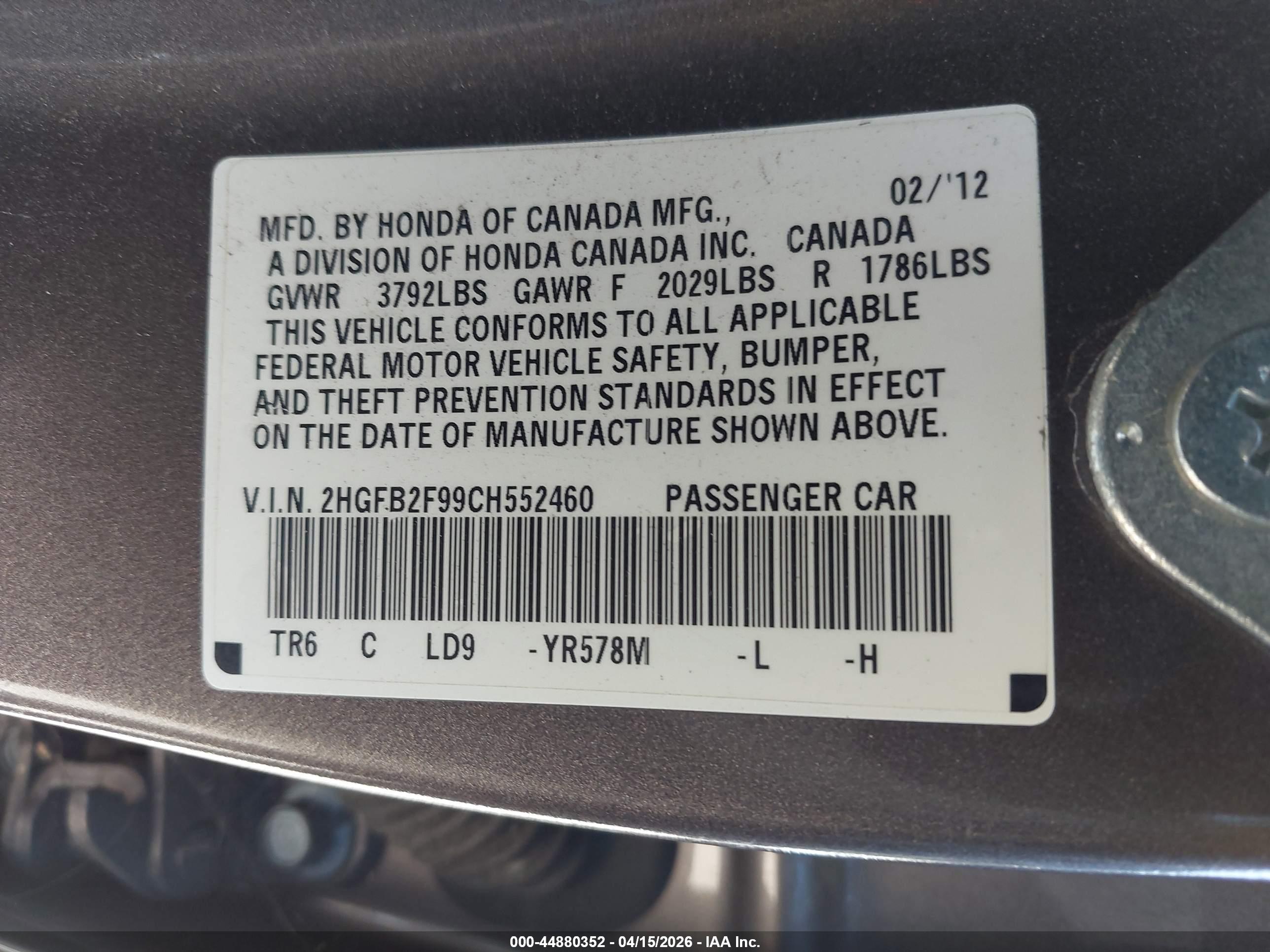 HONDA CIVIC image 9