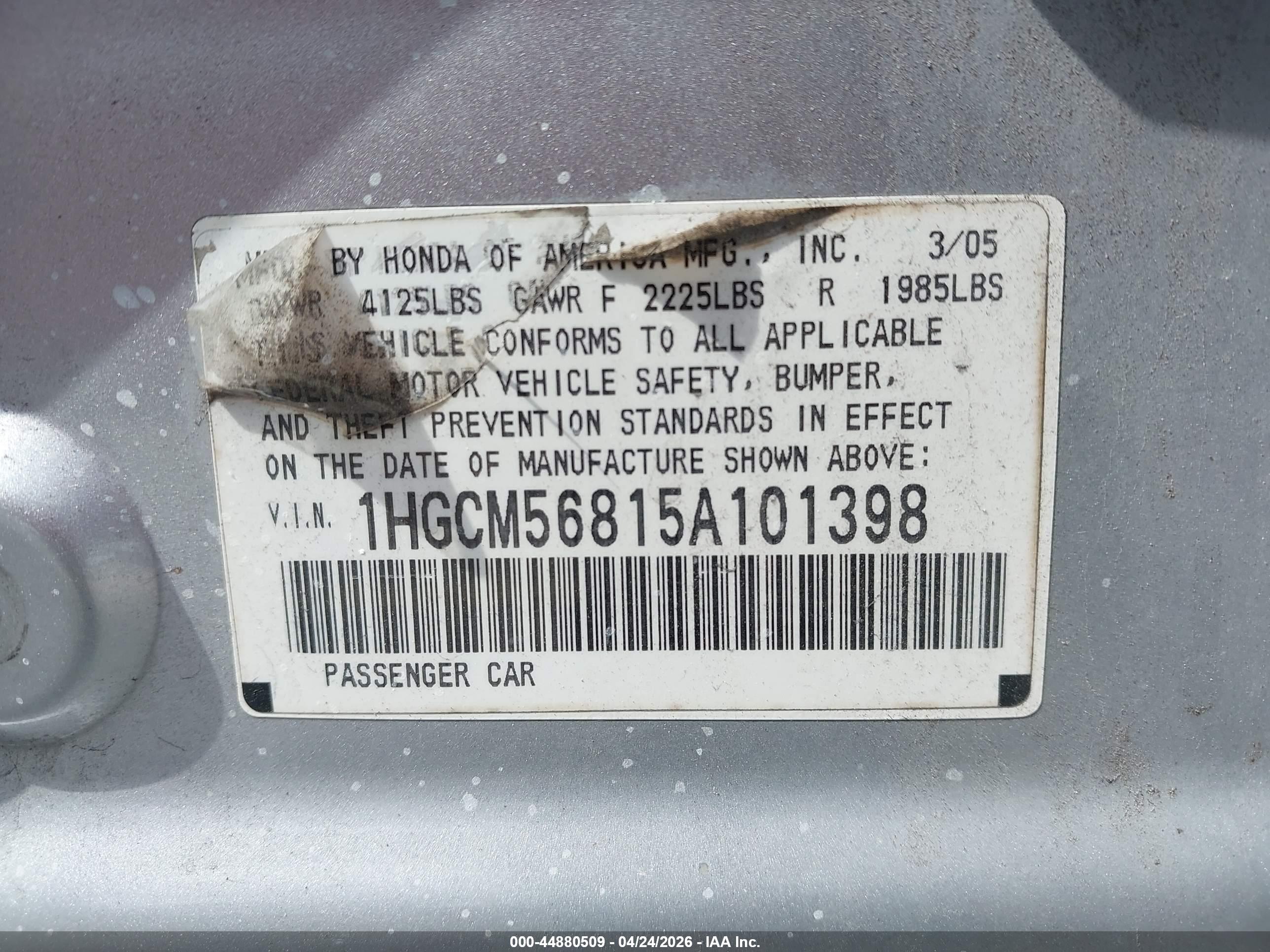 HONDA ACCORD image 9
