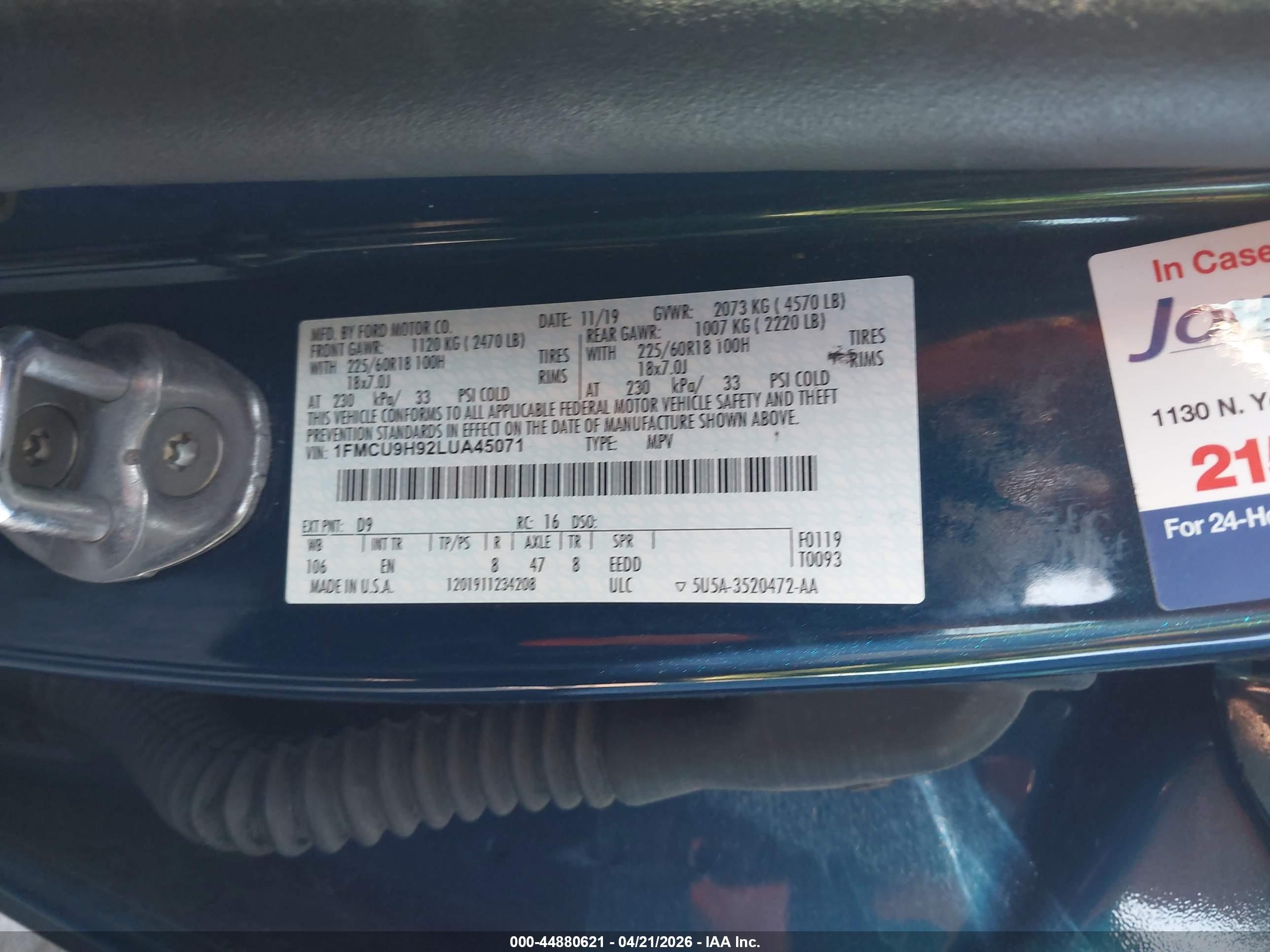 FORD ESCAPE image 9
