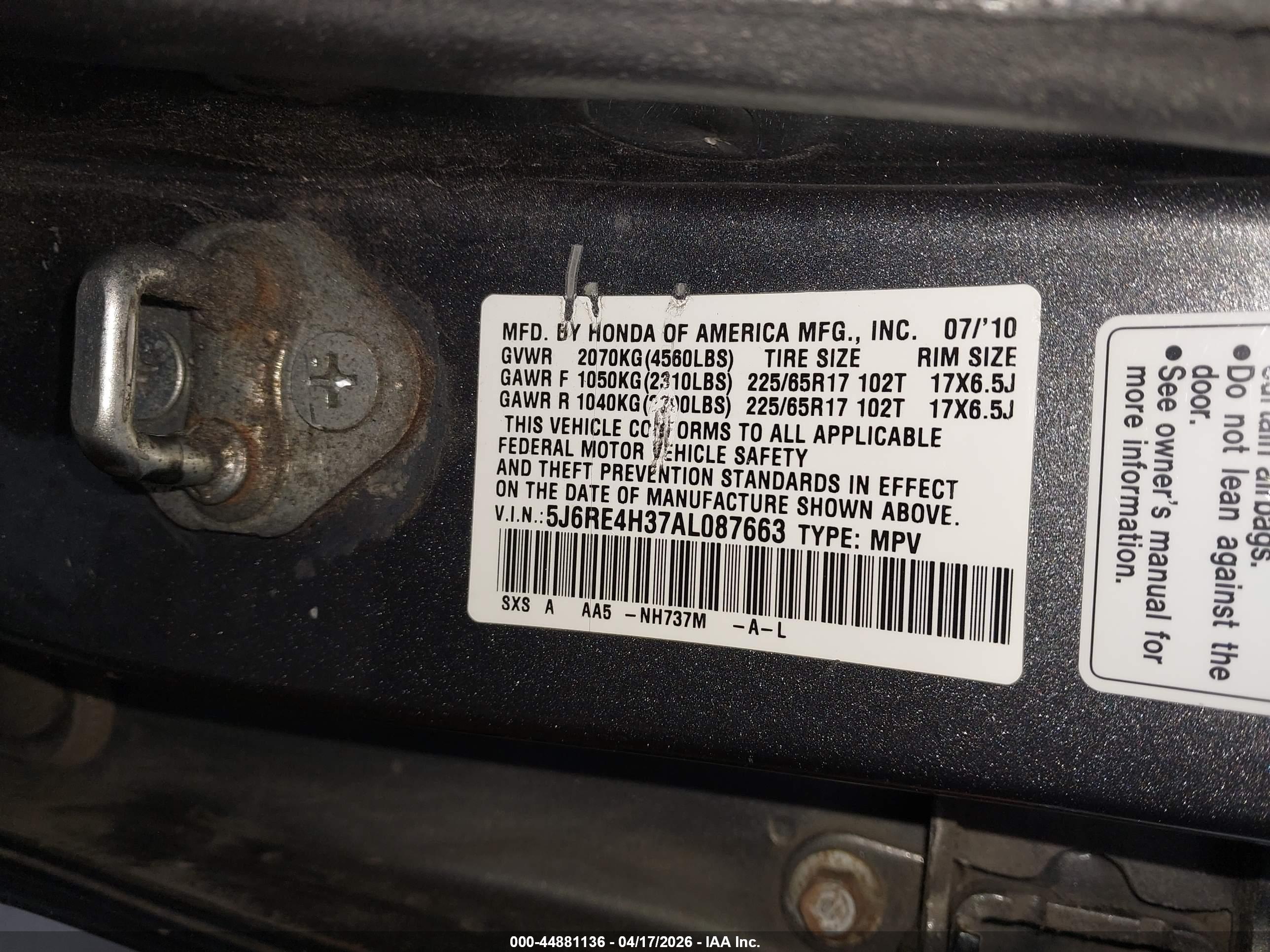 HONDA CR-V image 9