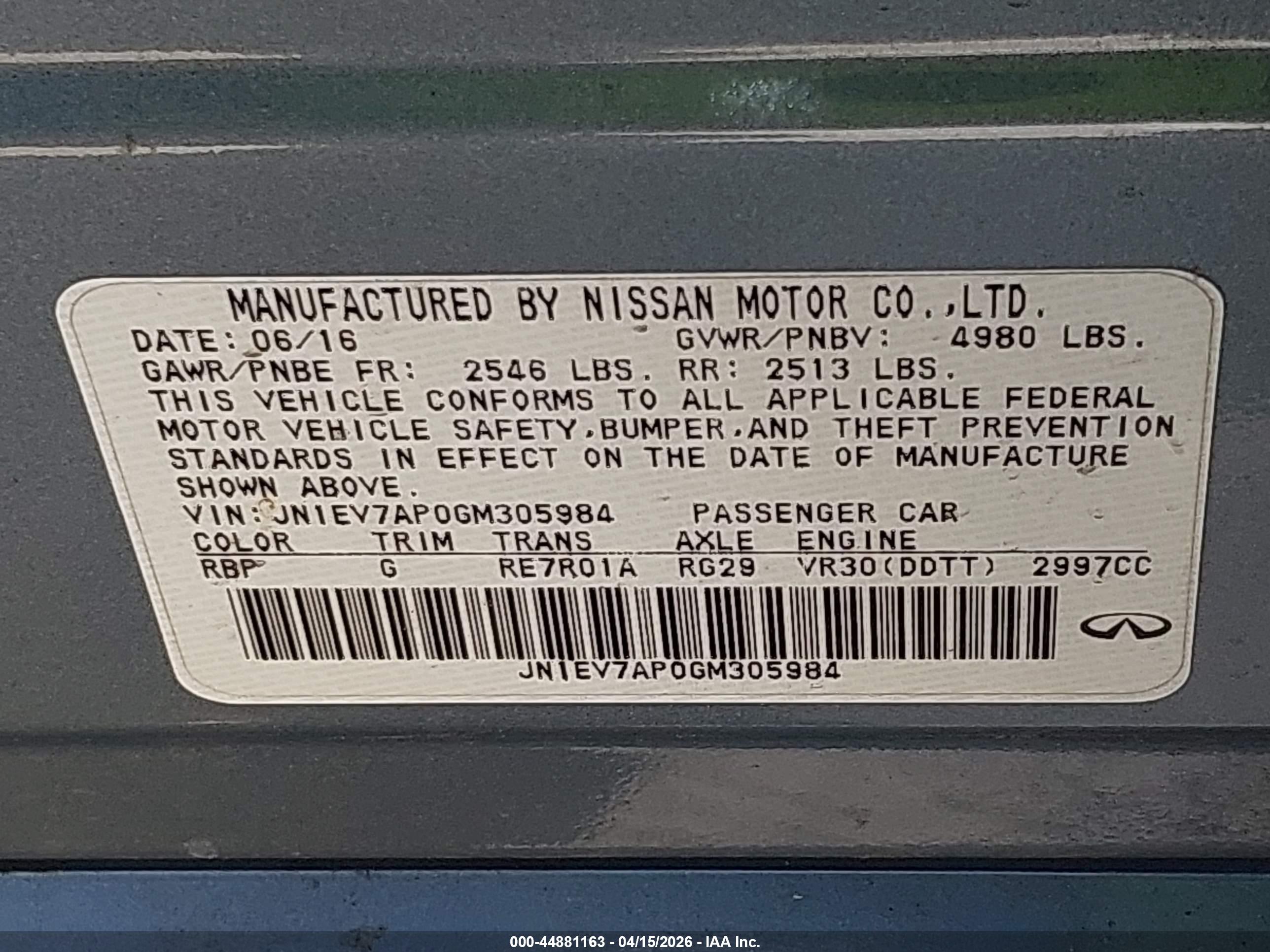 INFINITI Q50 image 9