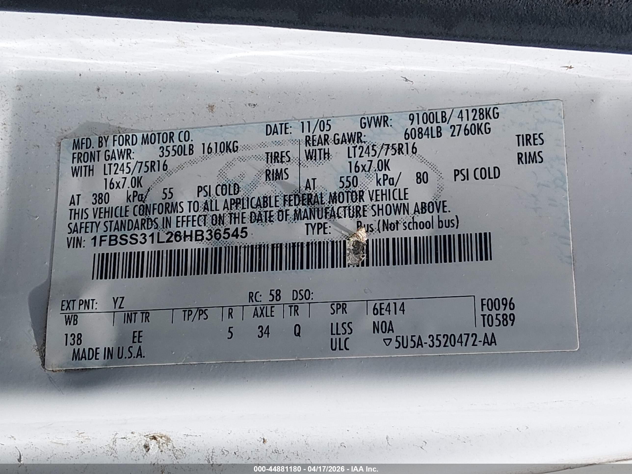FORD E-350 image 9