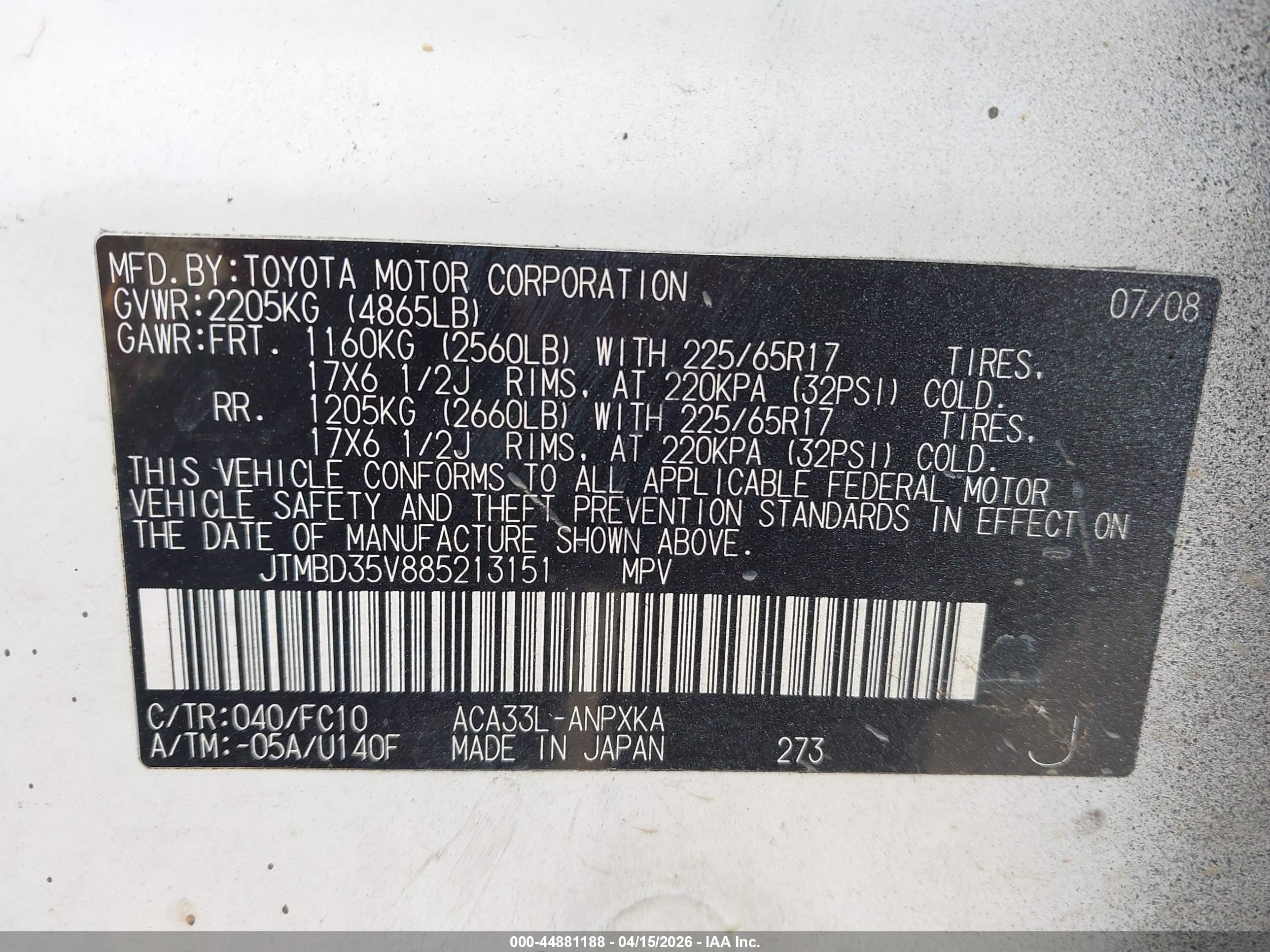 TOYOTA RAV4 image 9