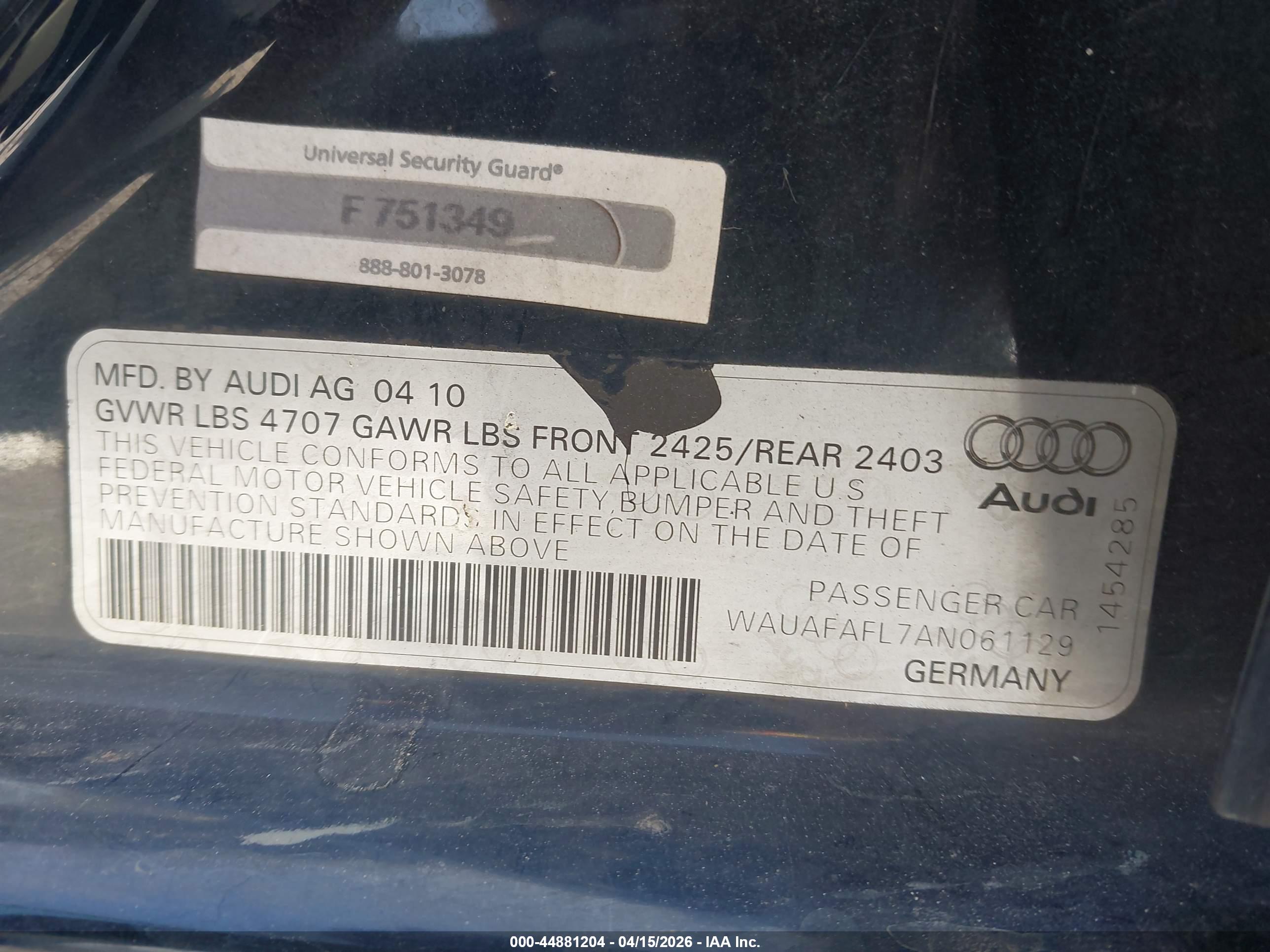 AUDI A4 image 9