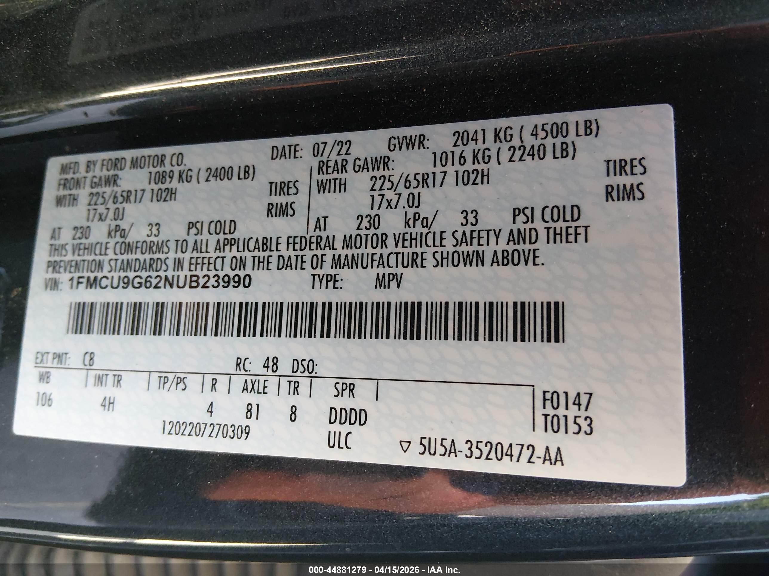 FORD ESCAPE image 9