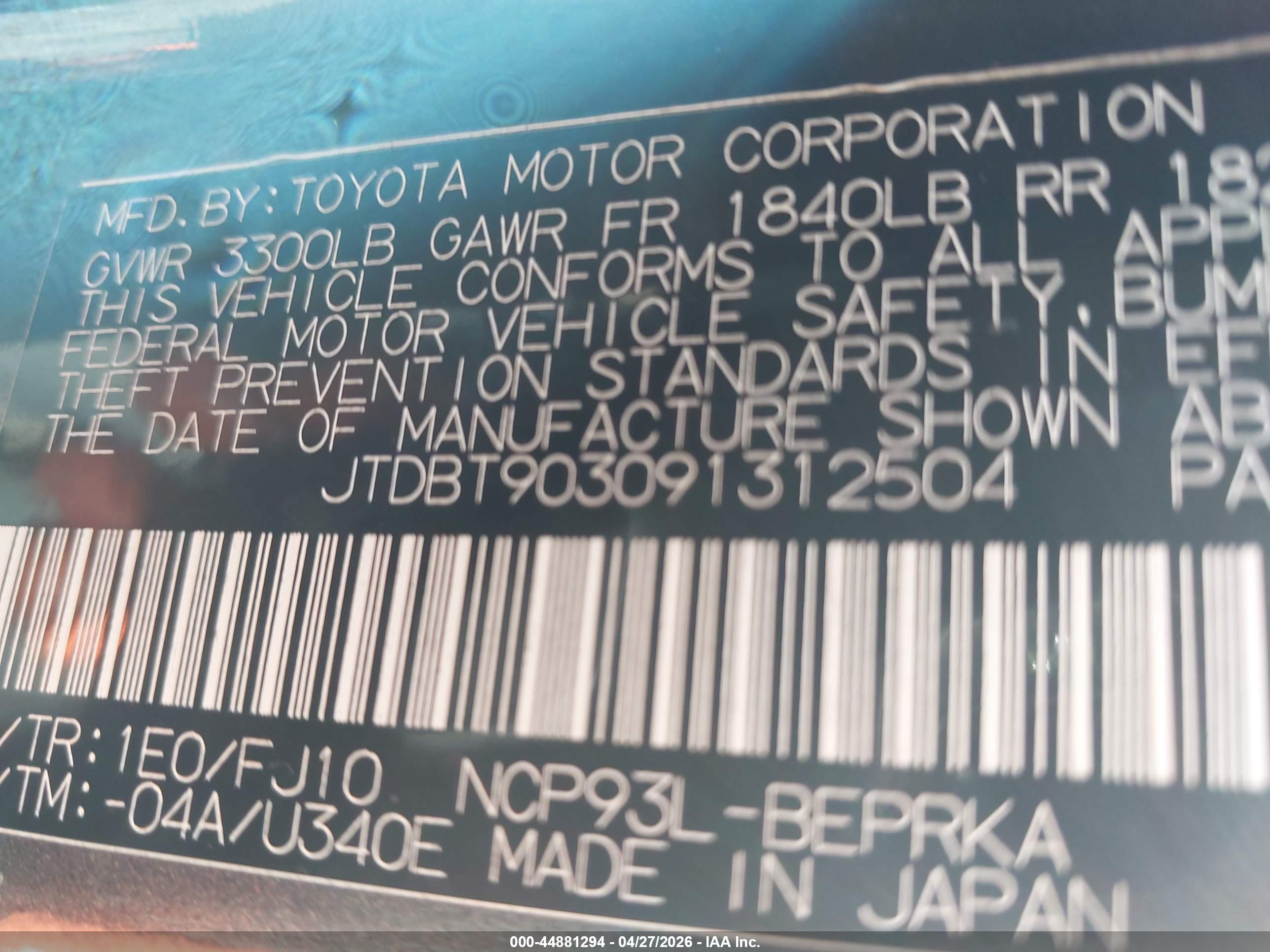 TOYOTA YARIS image 9