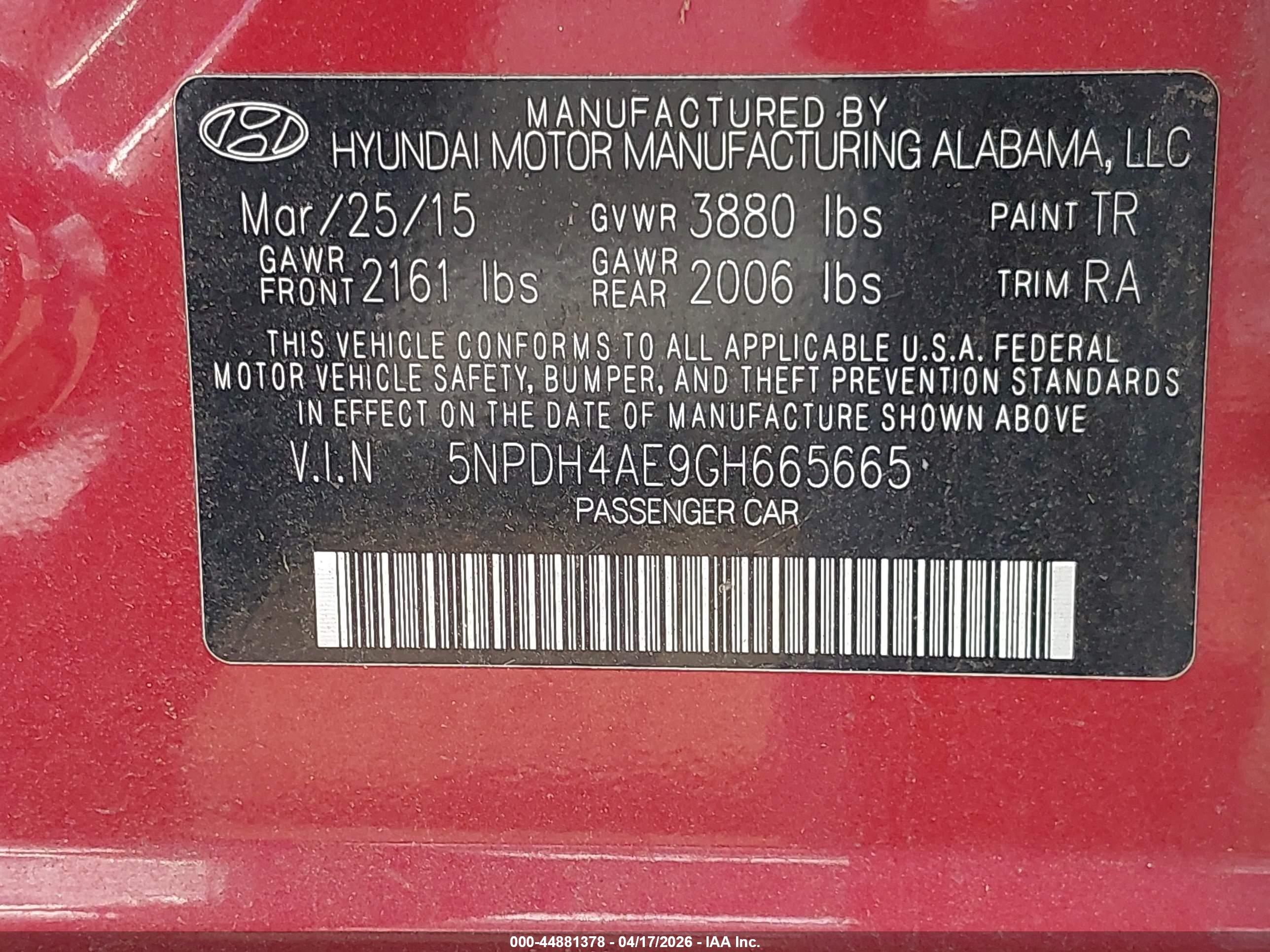 HYUNDAI ELANTRA image 9