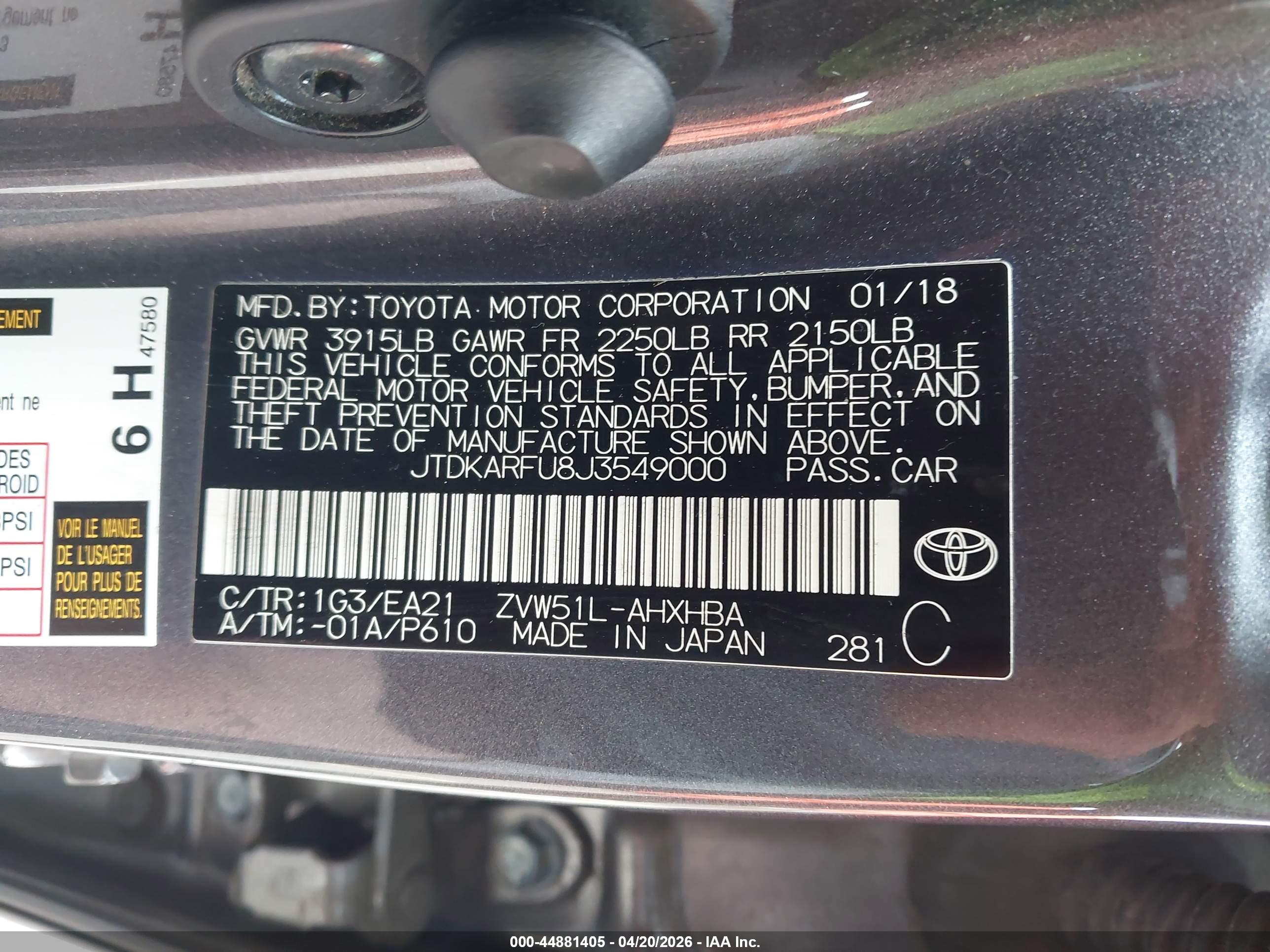 TOYOTA PRIUS image 9