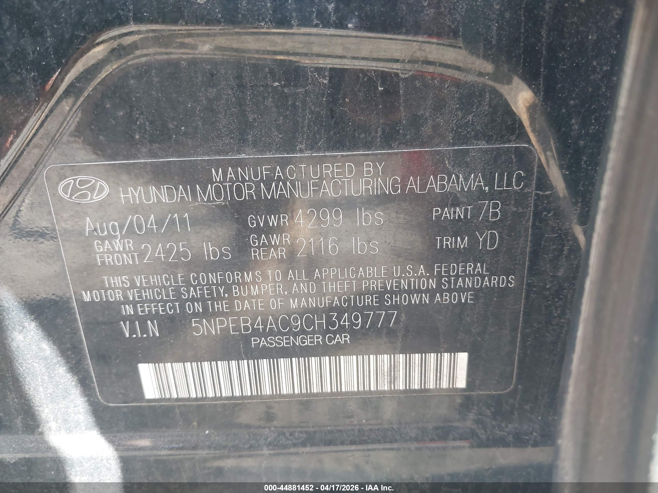 HYUNDAI SONATA image 9