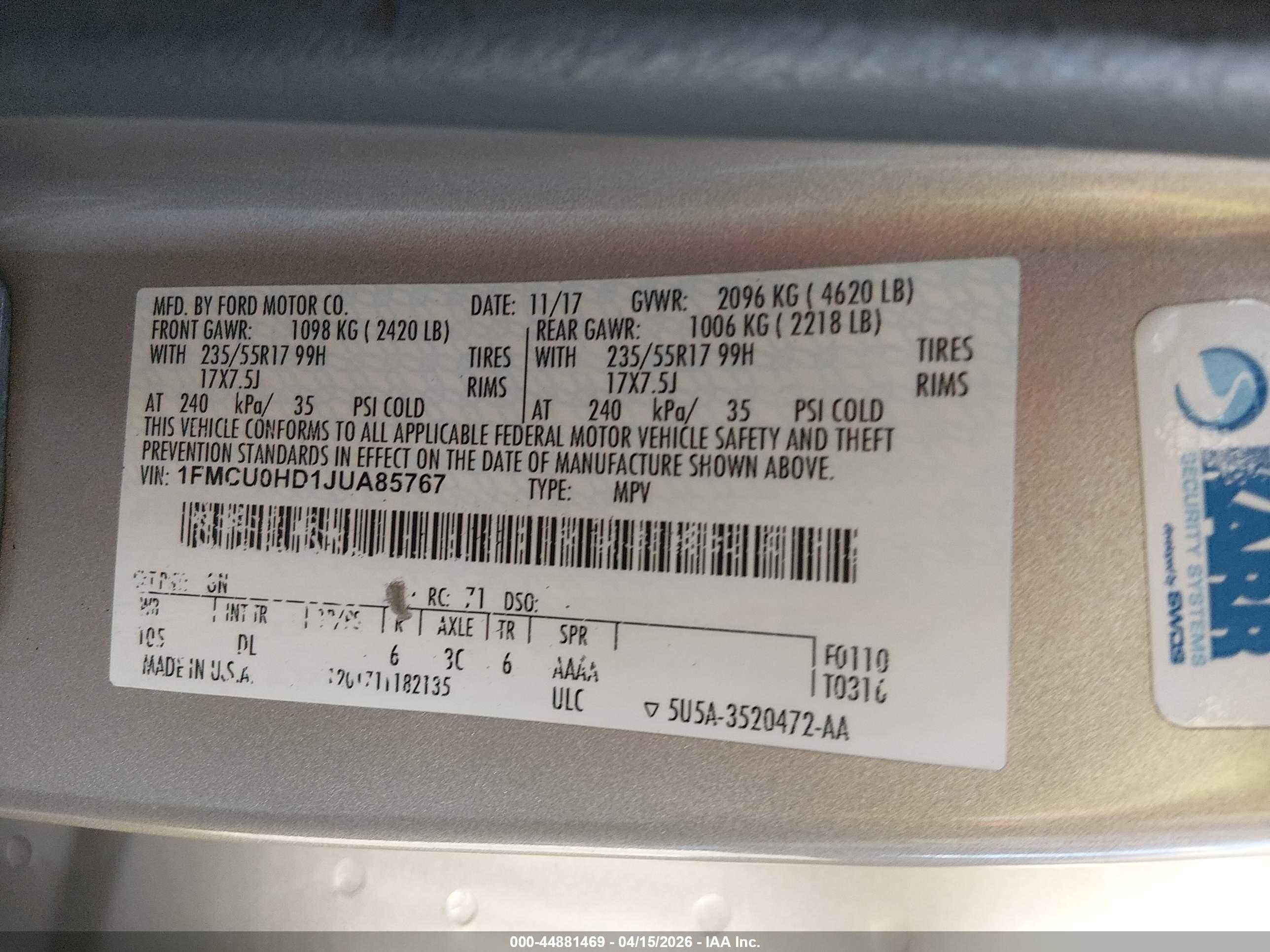 FORD ESCAPE image 9