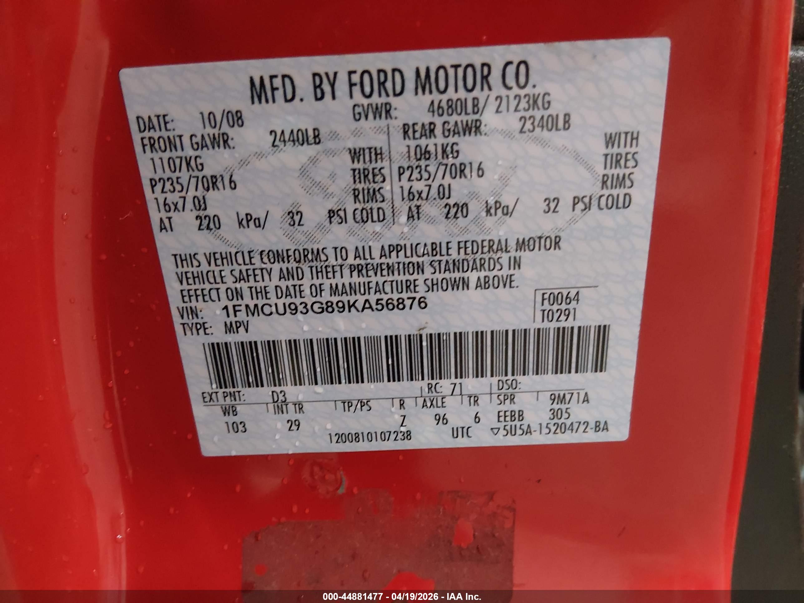 FORD ESCAPE image 9