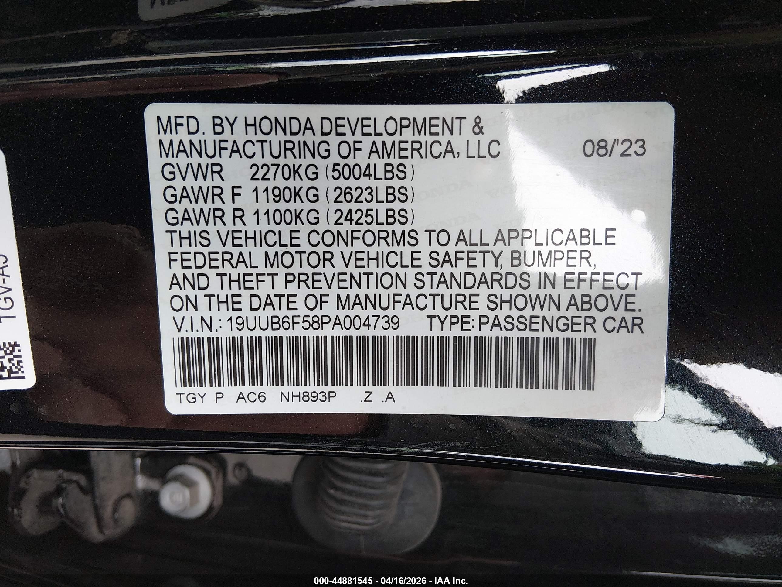 ACURA TLX image 9