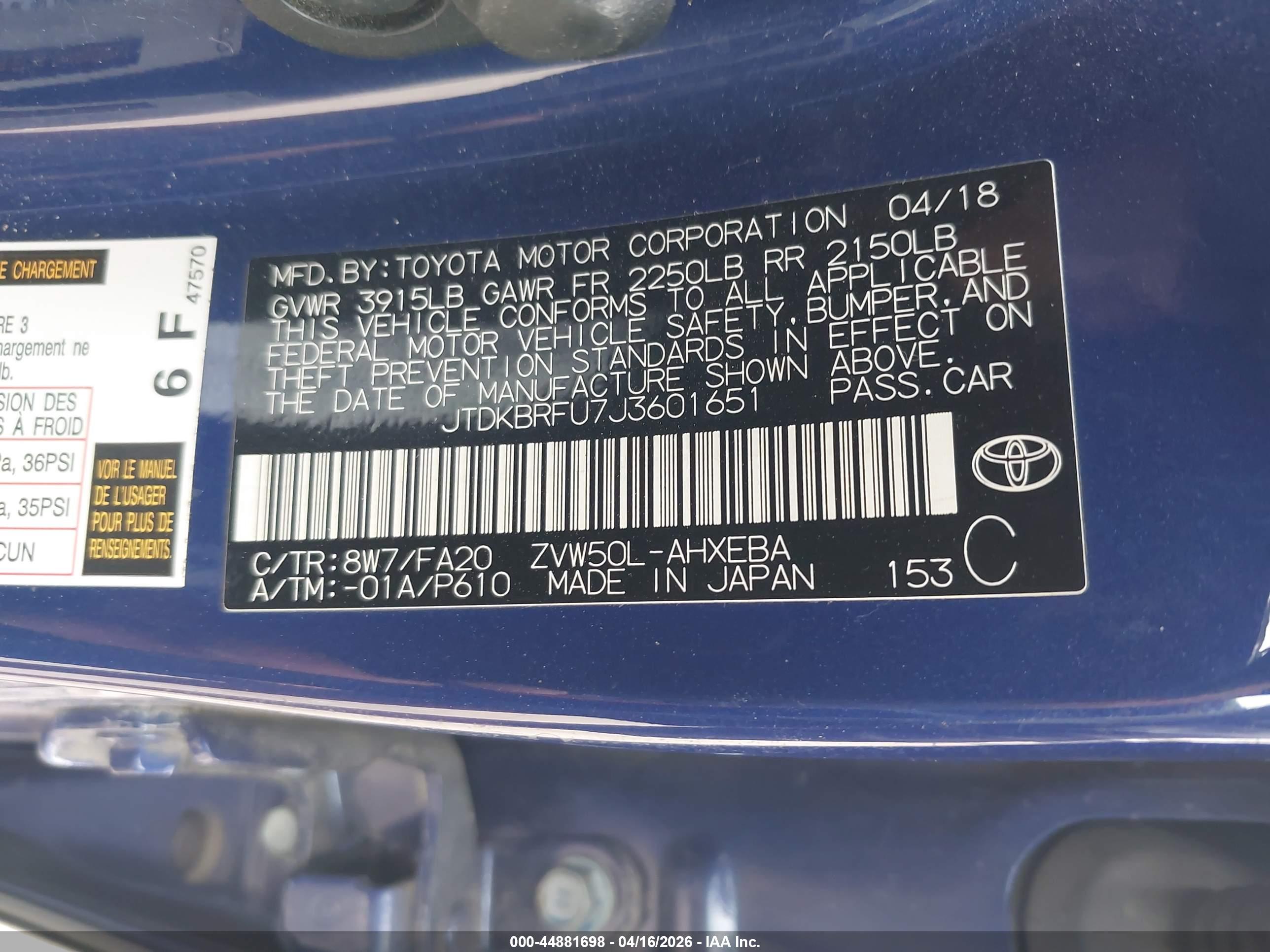 TOYOTA PRIUS image 9