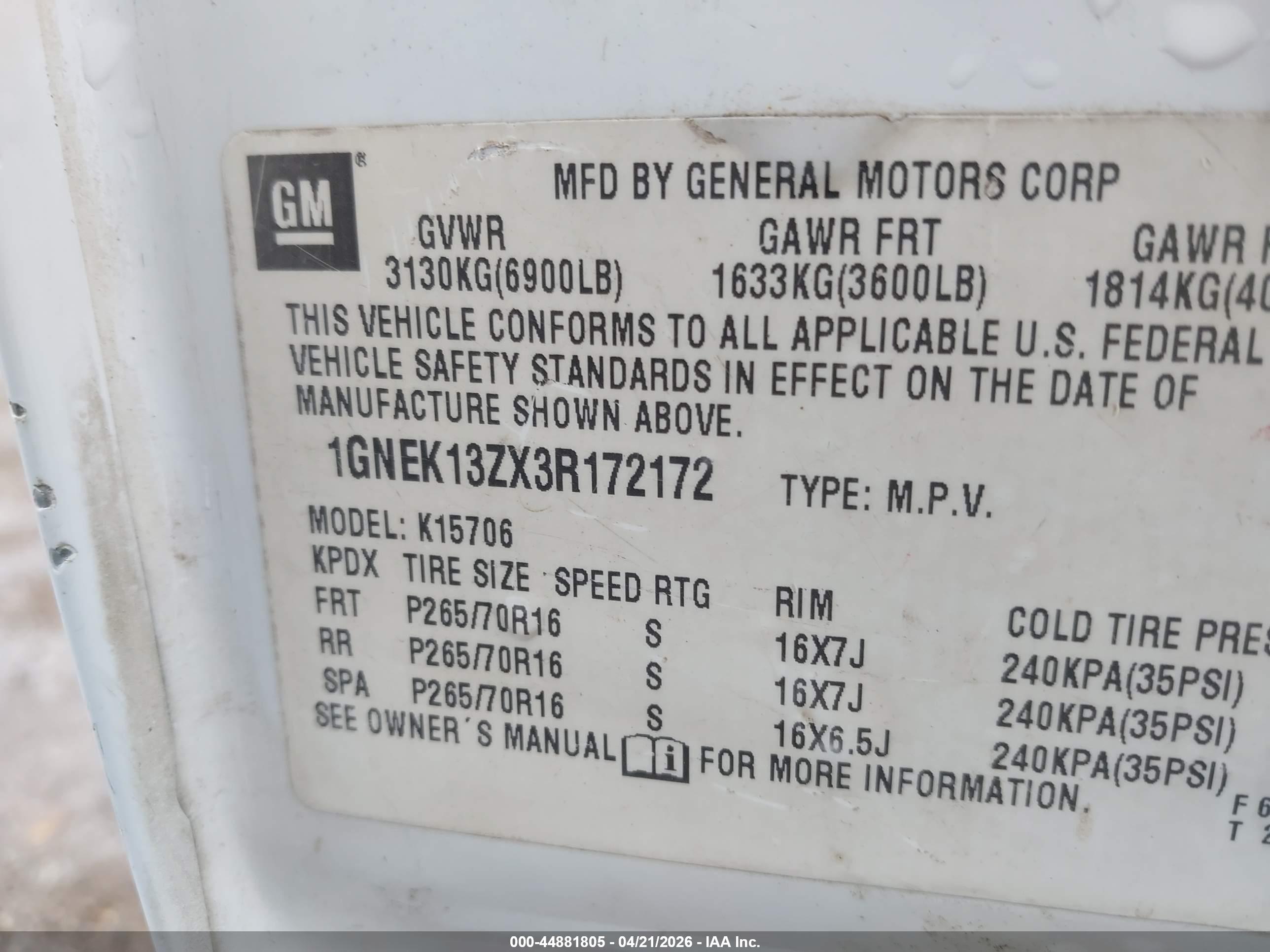 CHEVROLET TAHOE image 9