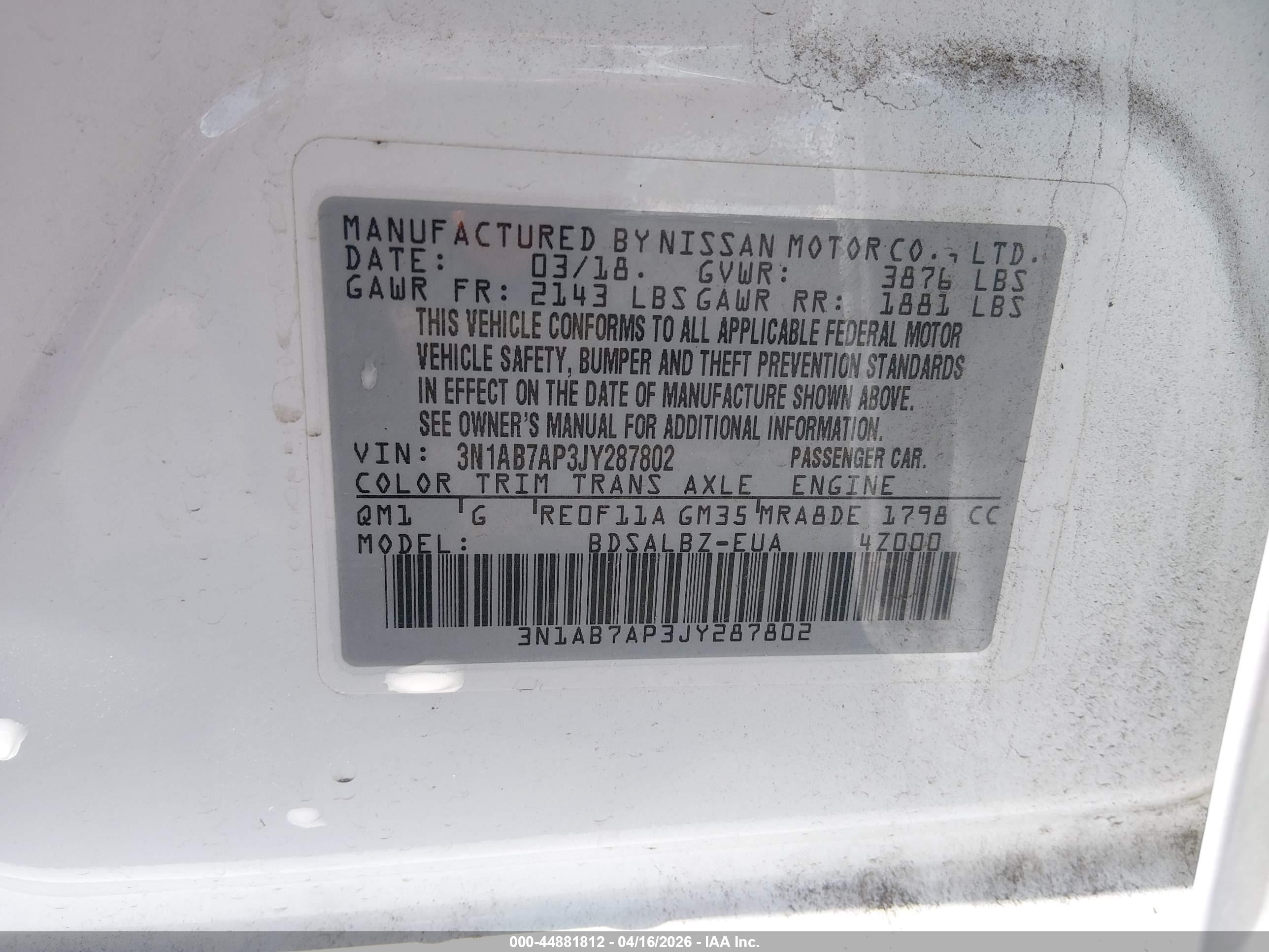 NISSAN SENTRA image 9