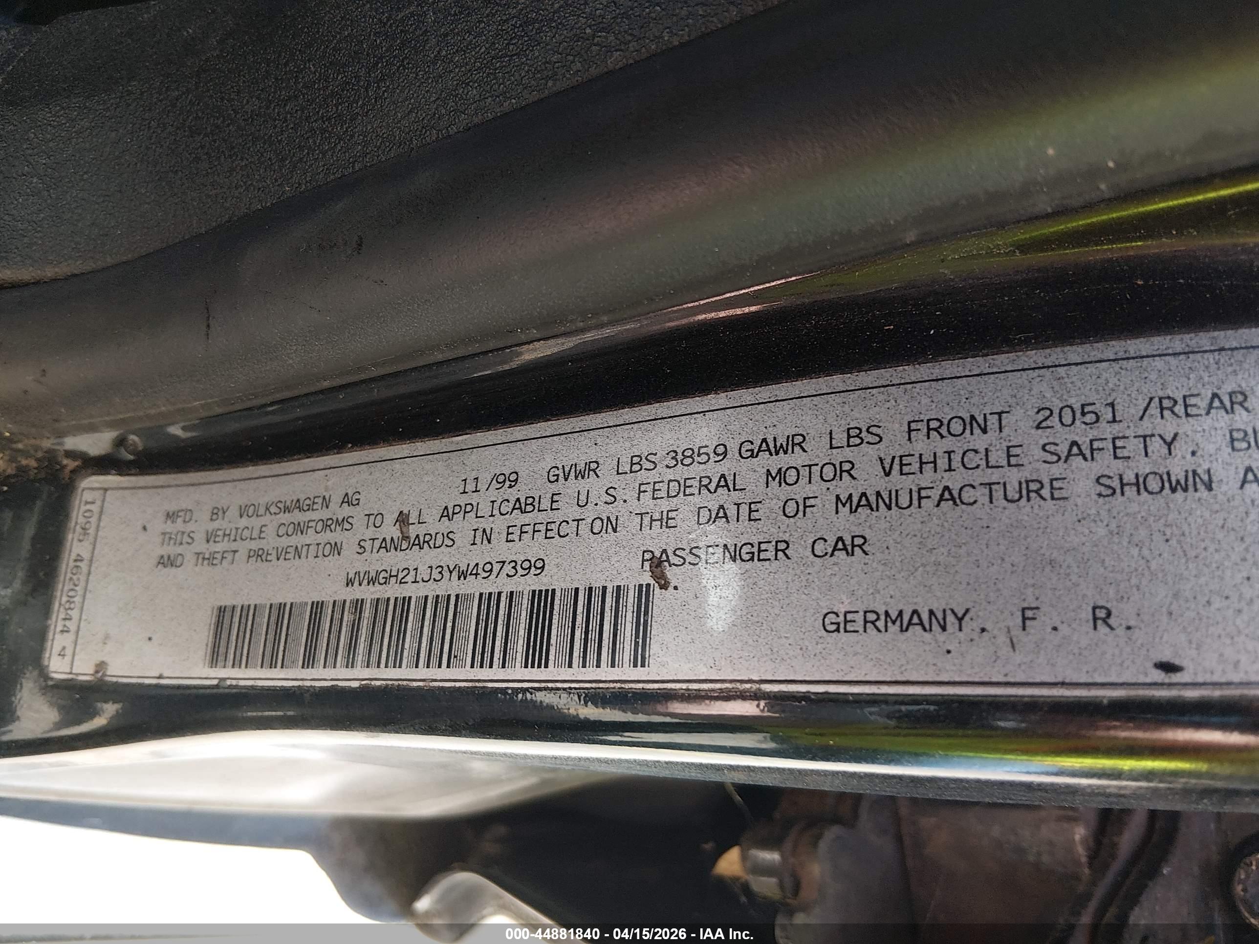 VOLKSWAGEN GOLF image 9