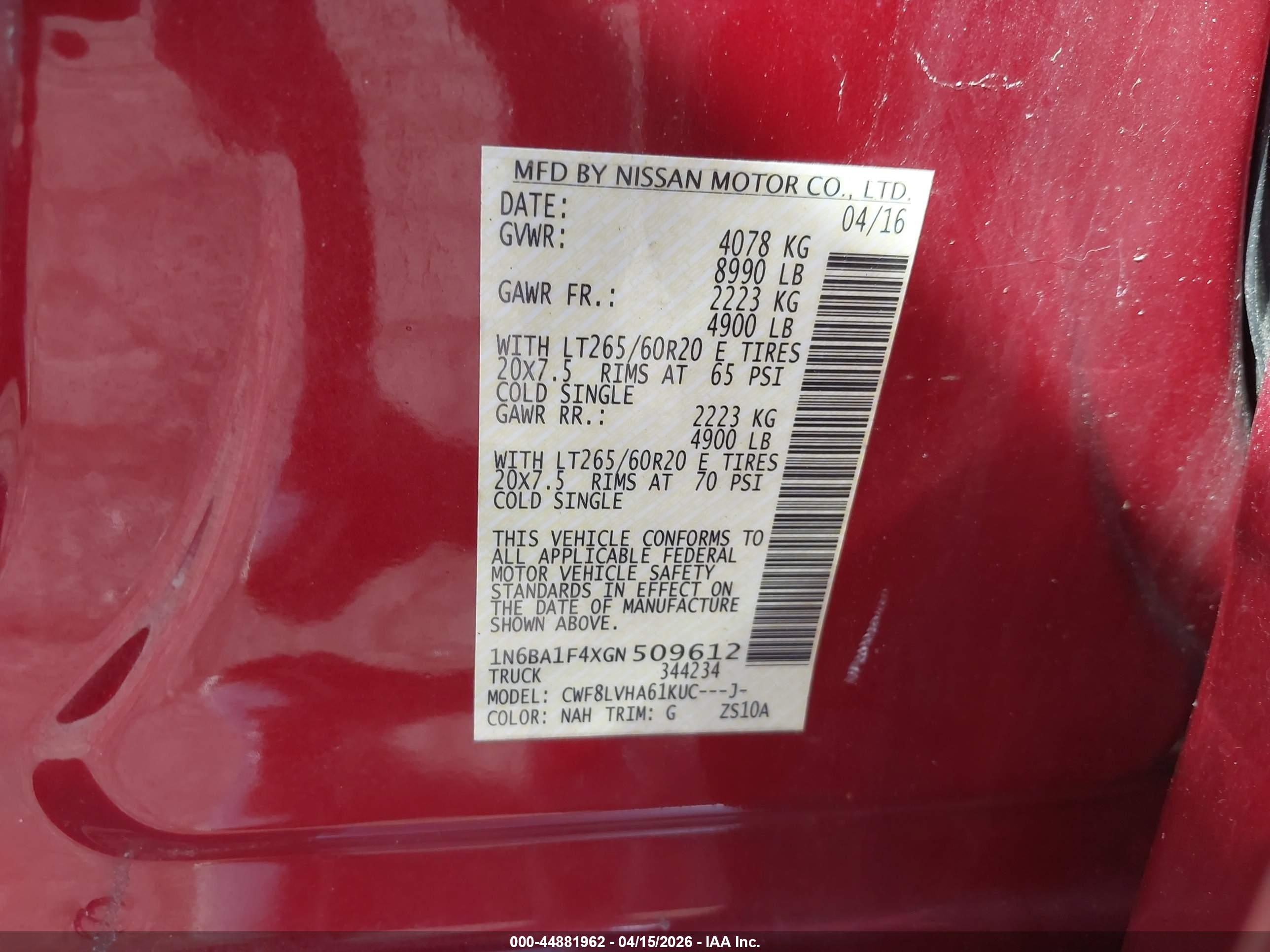 NISSAN TITAN image 9
