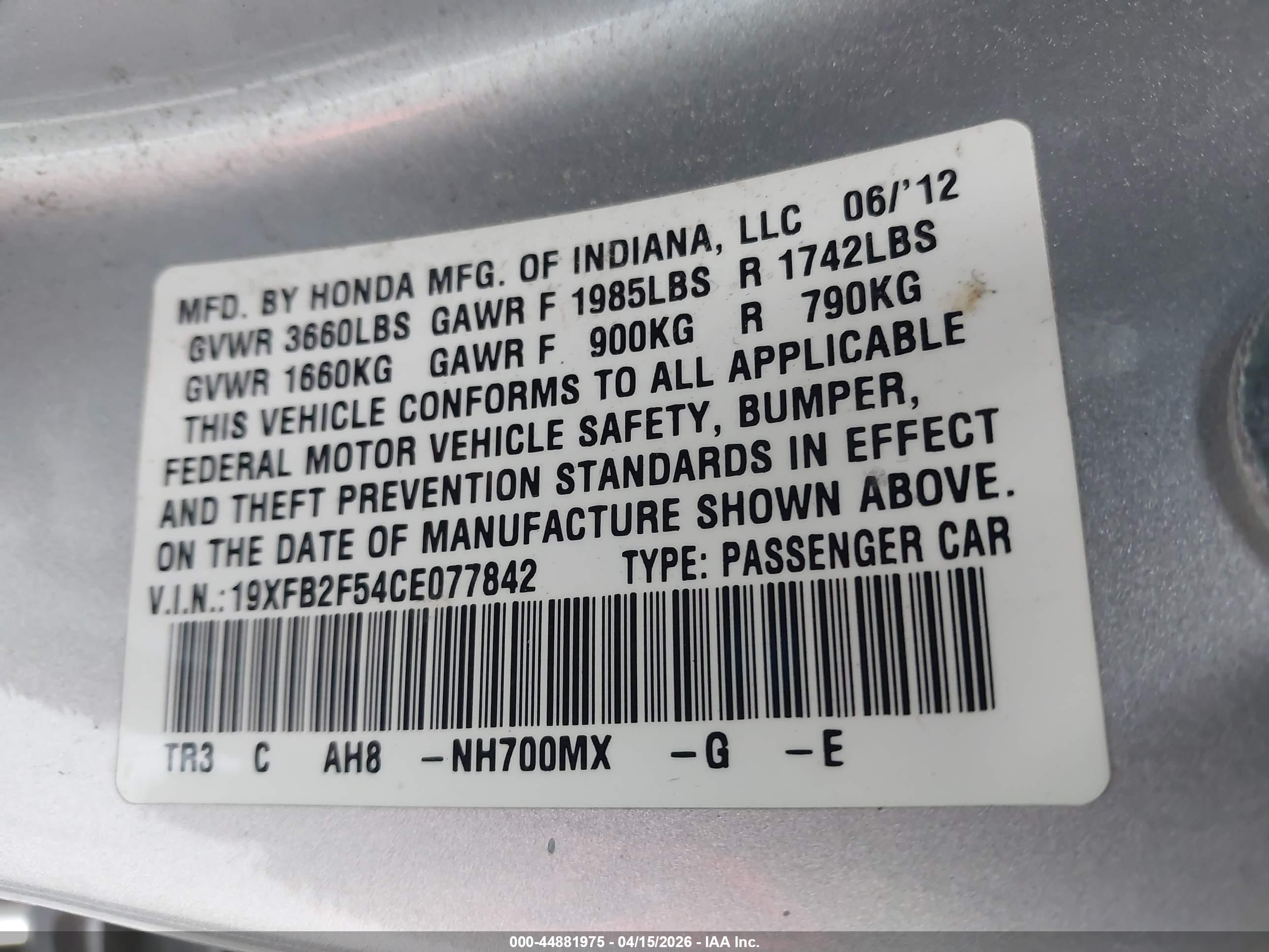 HONDA CIVIC image 9