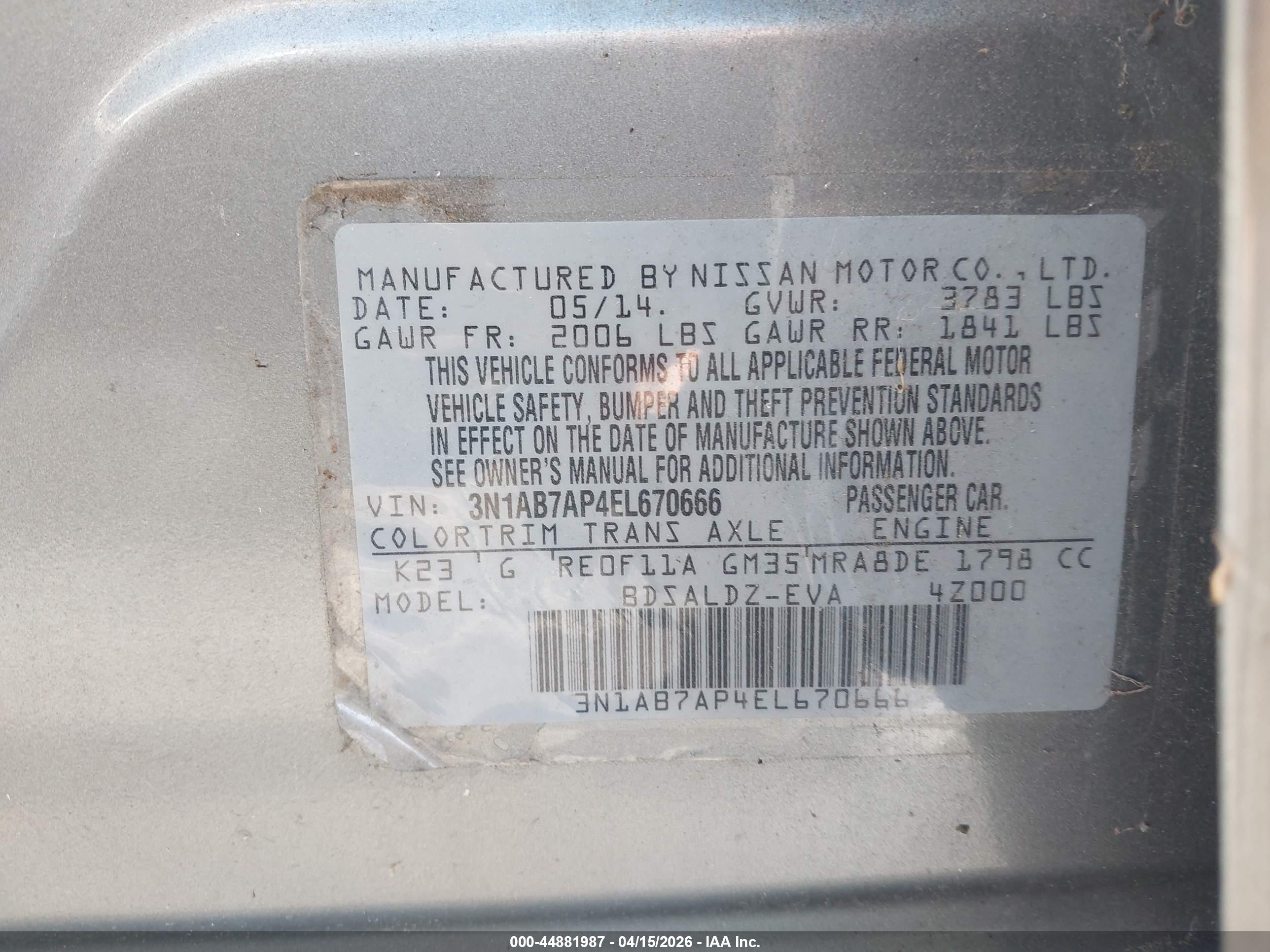 NISSAN SENTRA image 9